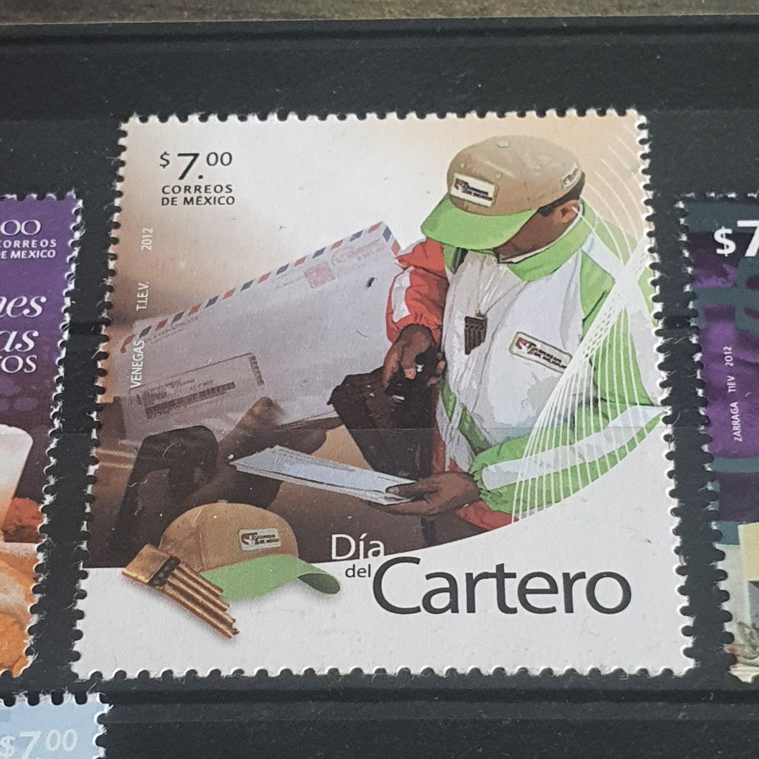 Día Del Cartero  stamp collectible - Main Image 2