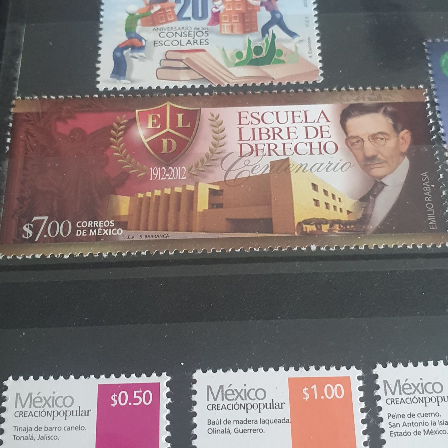 Centenario Escuela Libre De Derecho  stamp collectible - Main Image 2