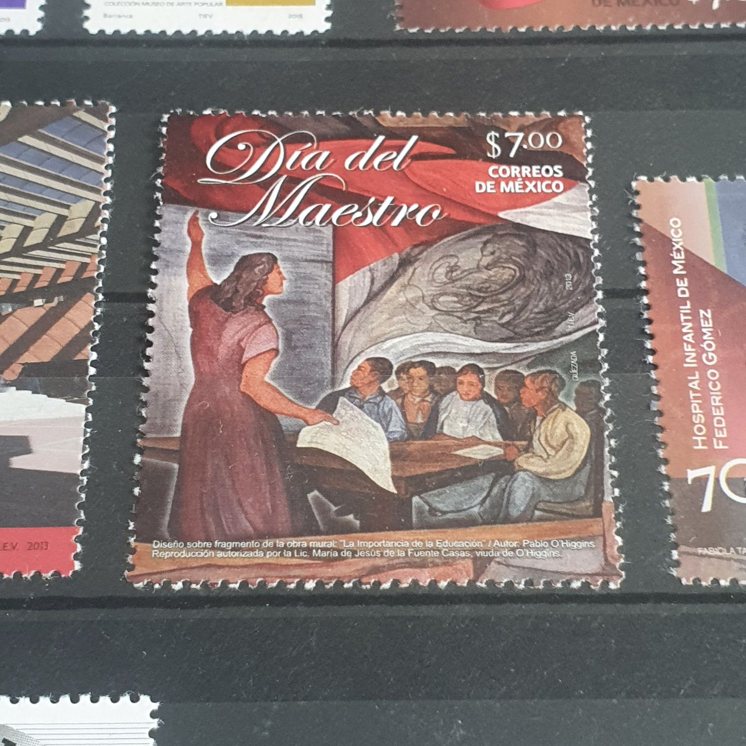 Día Del Maestro  stamp collectible - Main Image 2