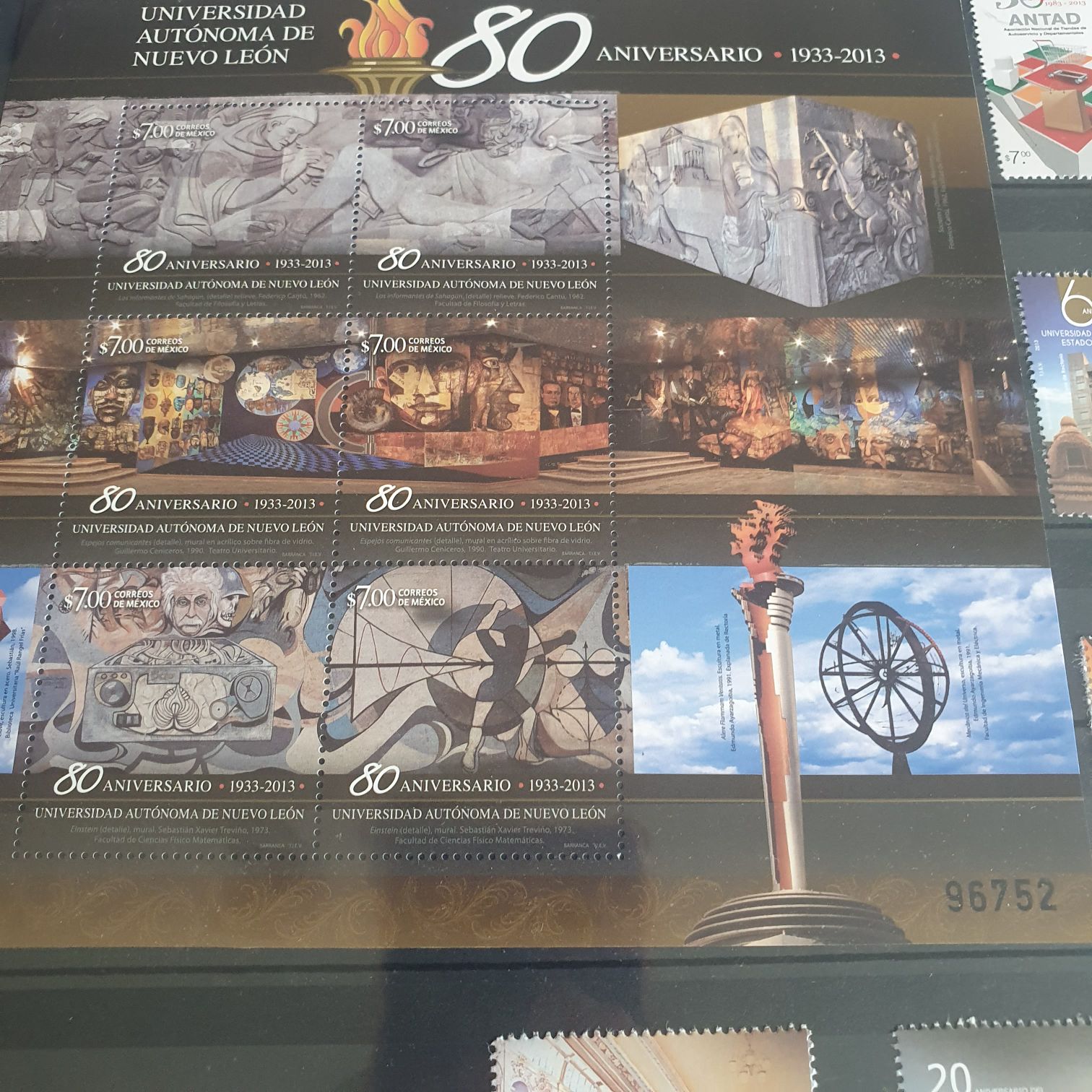 80 Años De La Universidad Autónoma De Nuevo Leon  stamp collectible - Main Image 2