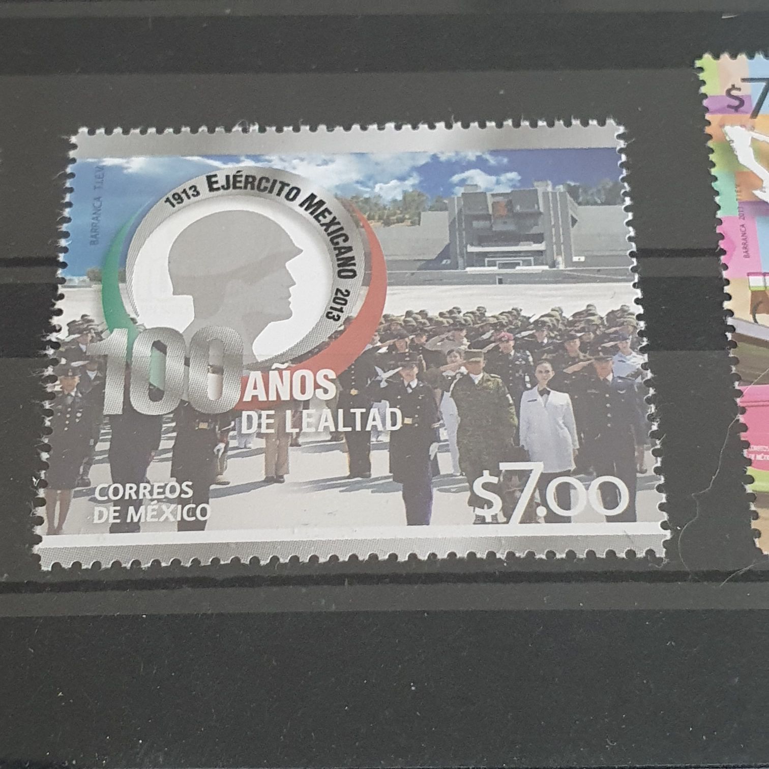 Ejercito Mexicano 100 Años De Lealtad  stamp collectible - Main Image 2