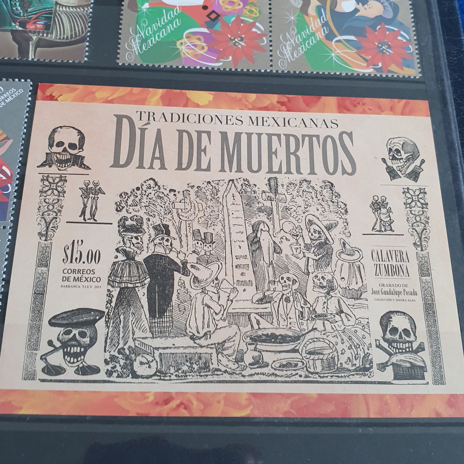 Tradiciones Mexicanas Día De Muertos  stamp collectible - Main Image 2