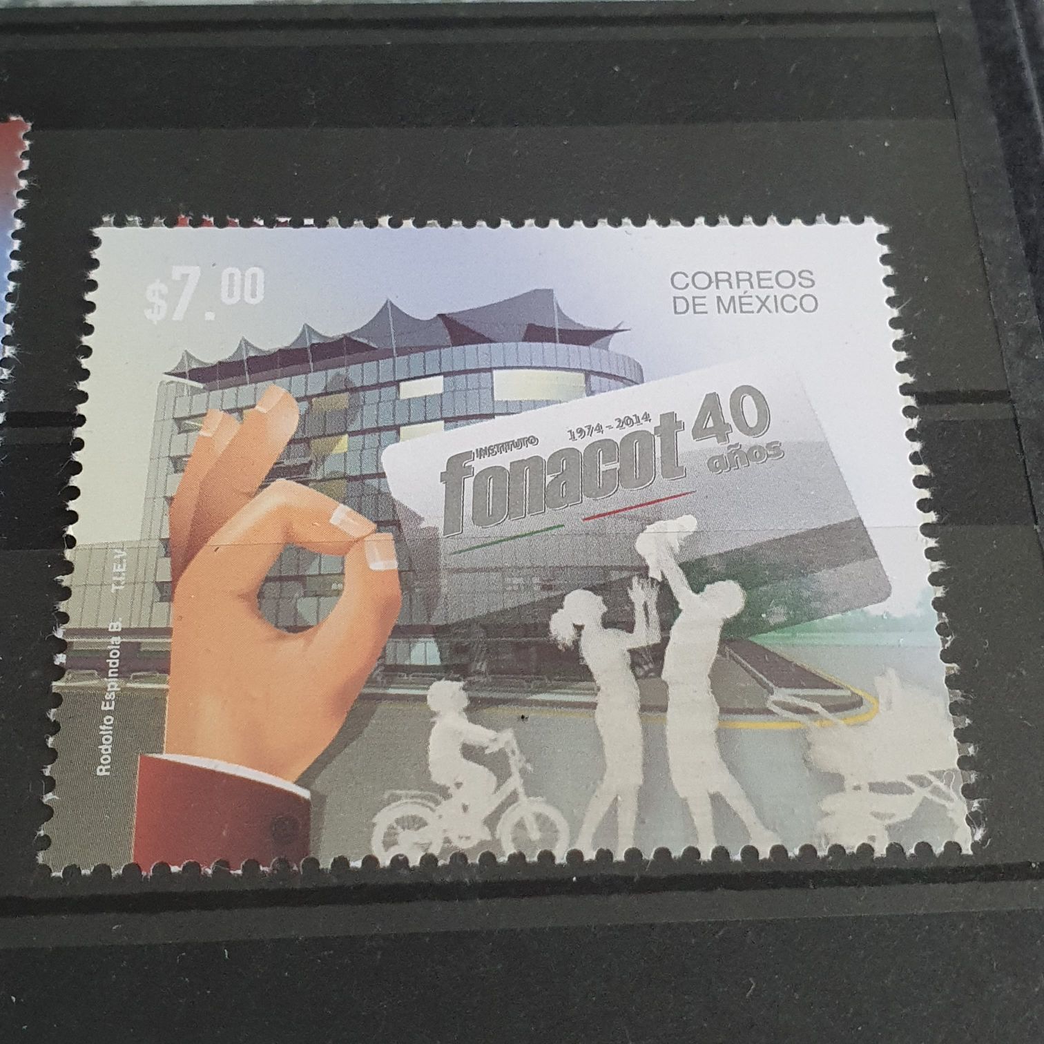 Fonacot 40 Años  stamp collectible - Main Image 2