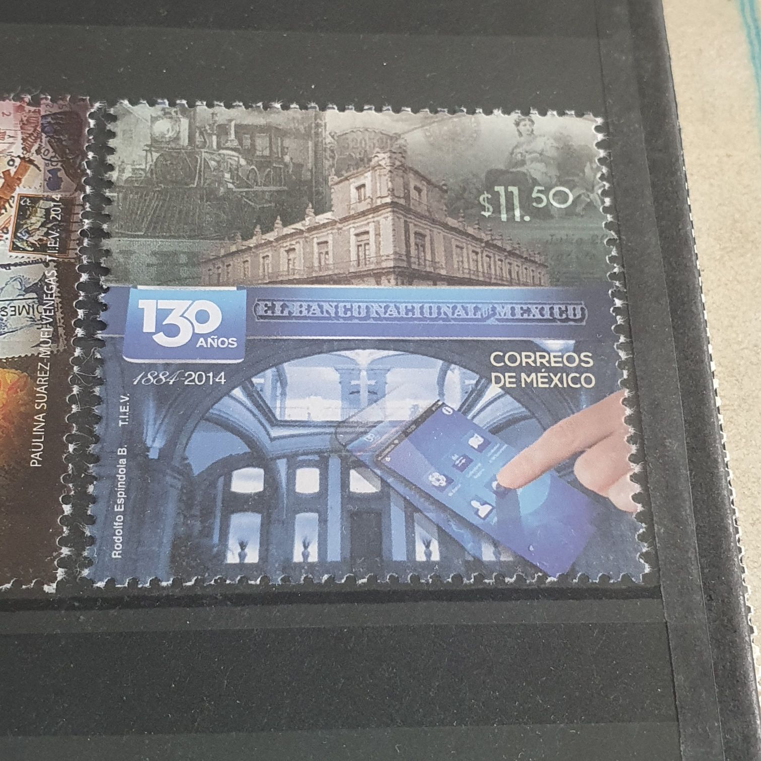 130 Años Banco Nacional De México  stamp collectible - Main Image 2