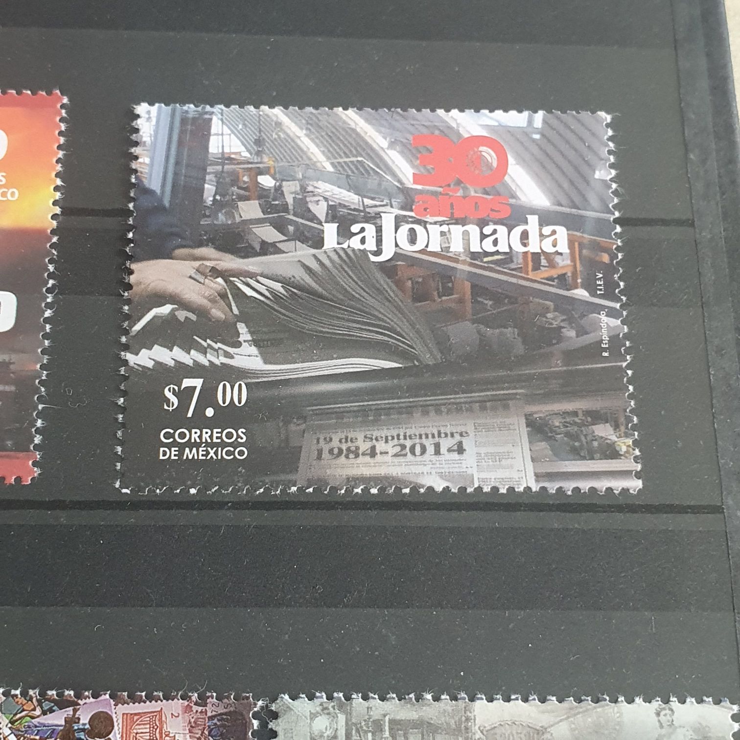 30 Años La Jornada  stamp collectible - Main Image 2