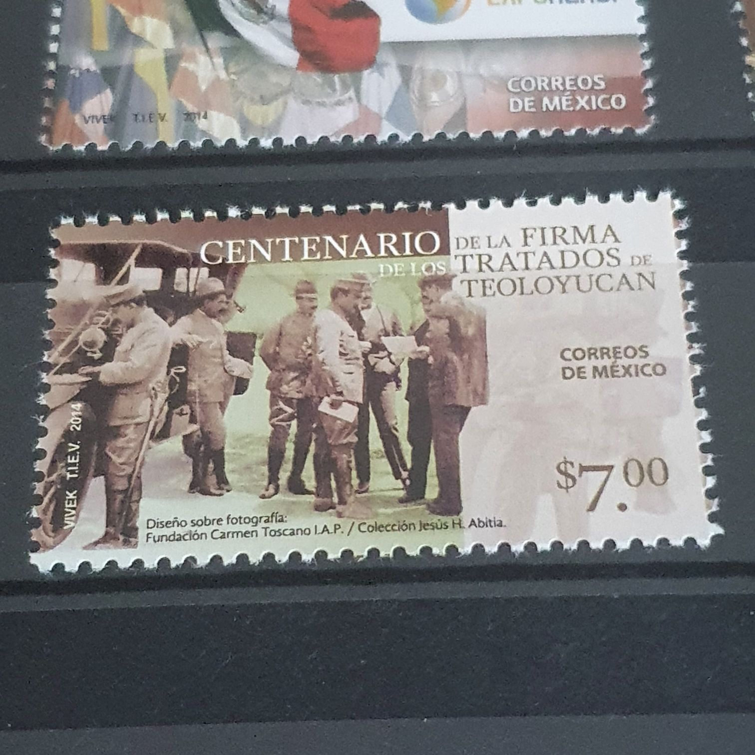 Centenario De La Firma De Los Tratados De Teleoyucan  stamp collectible - Main Image 2