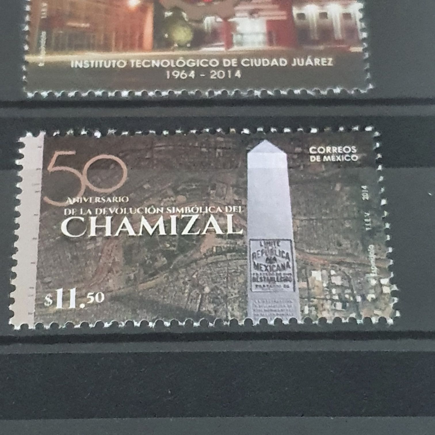 50 Aniversario De La Devolución Simbólica Del Chamizal  stamp collectible - Main Image 2