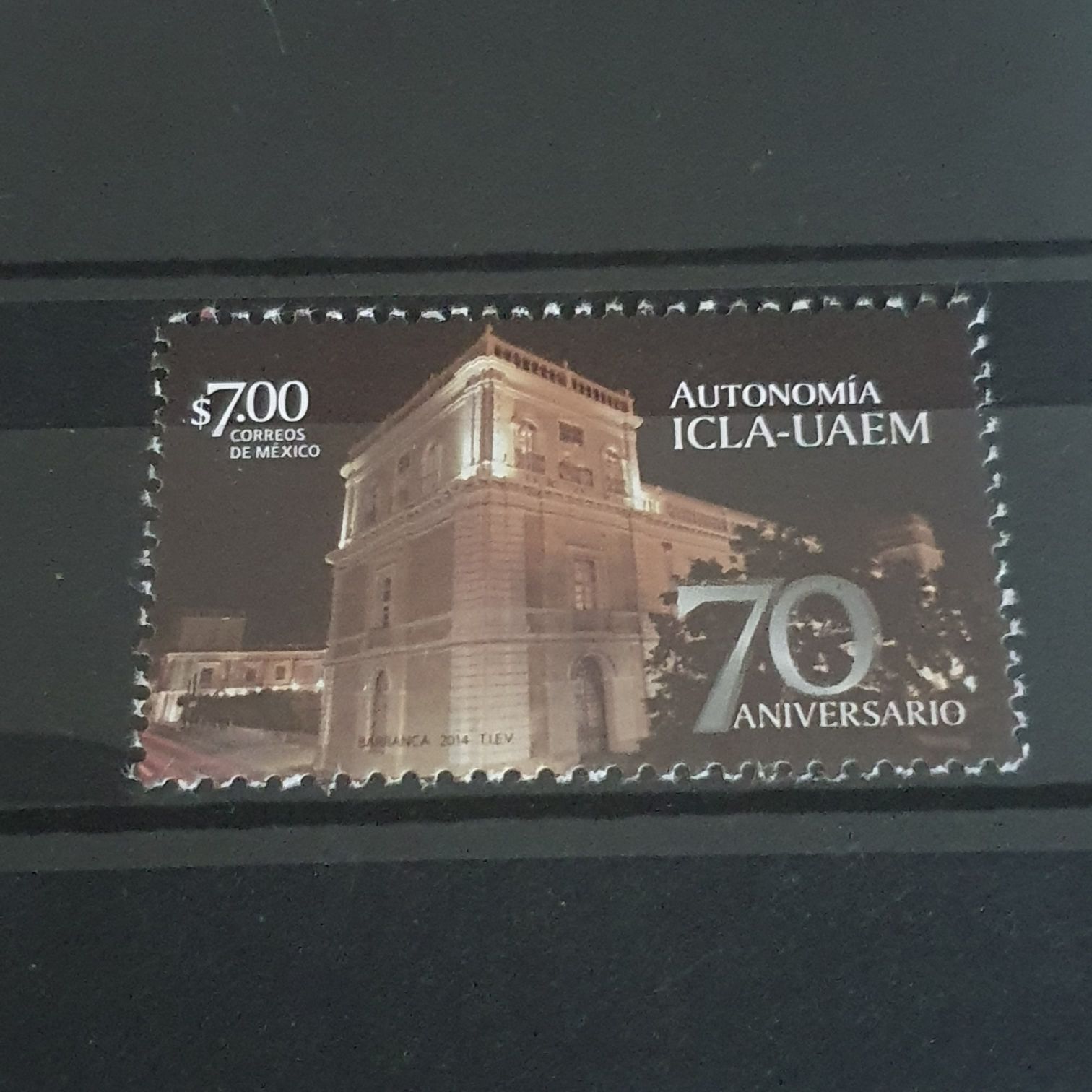 70 Aniversario ICLA-UAEM  stamp collectible - Main Image 2