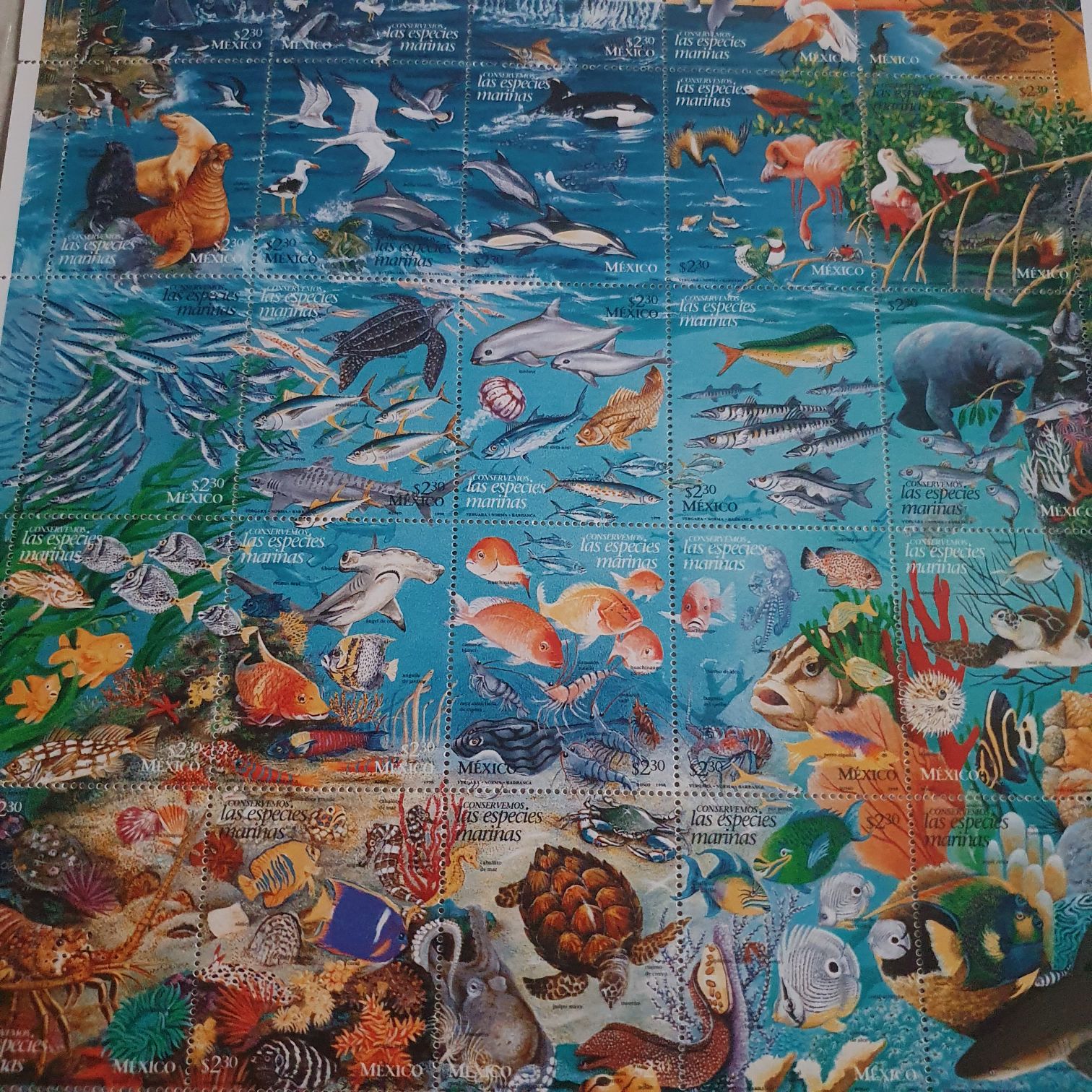 México Entre Mares  stamp collectible - Main Image 2