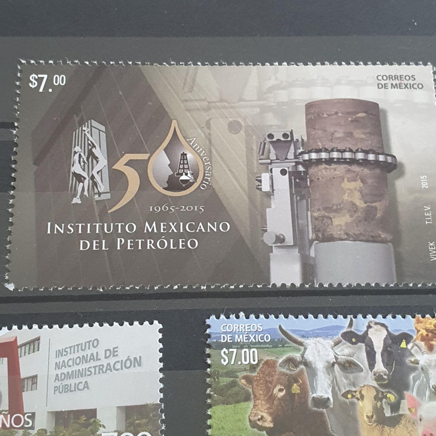 50 Aniversario Del Instituto Mexicano Del Petróleo  stamp collectible - Main Image 2