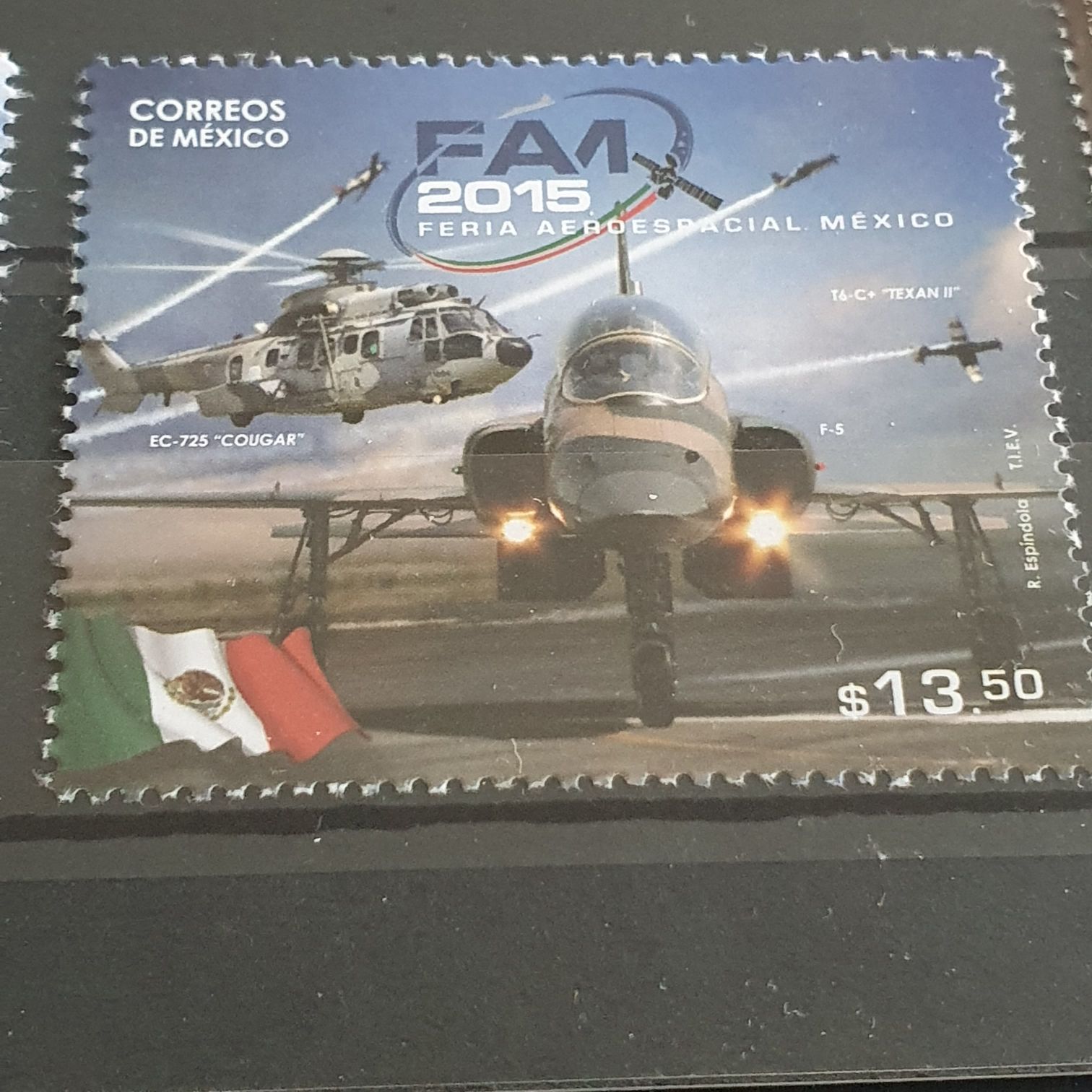 2015 Feria Aeroespacial México  stamp collectible - Main Image 2