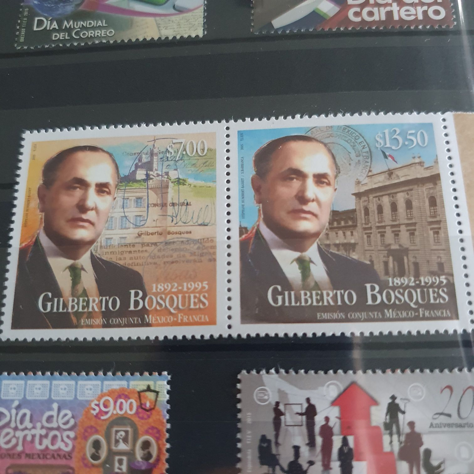 Gilberto Bosques  stamp collectible - Main Image 2