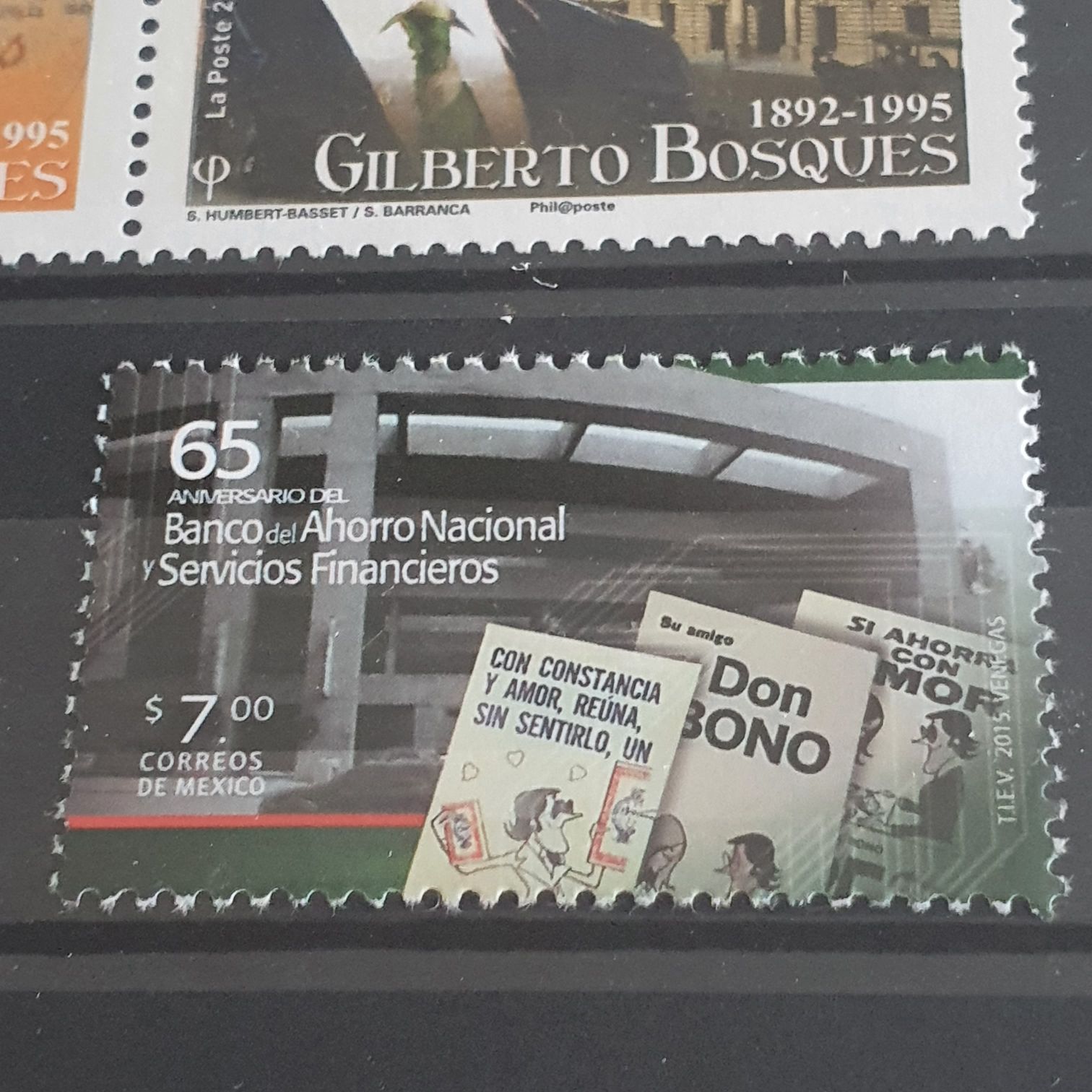 65 Aniversario Del Banco Del Ahorro Nacional Y Servicios Financieros  stamp collectible - Main Image 2