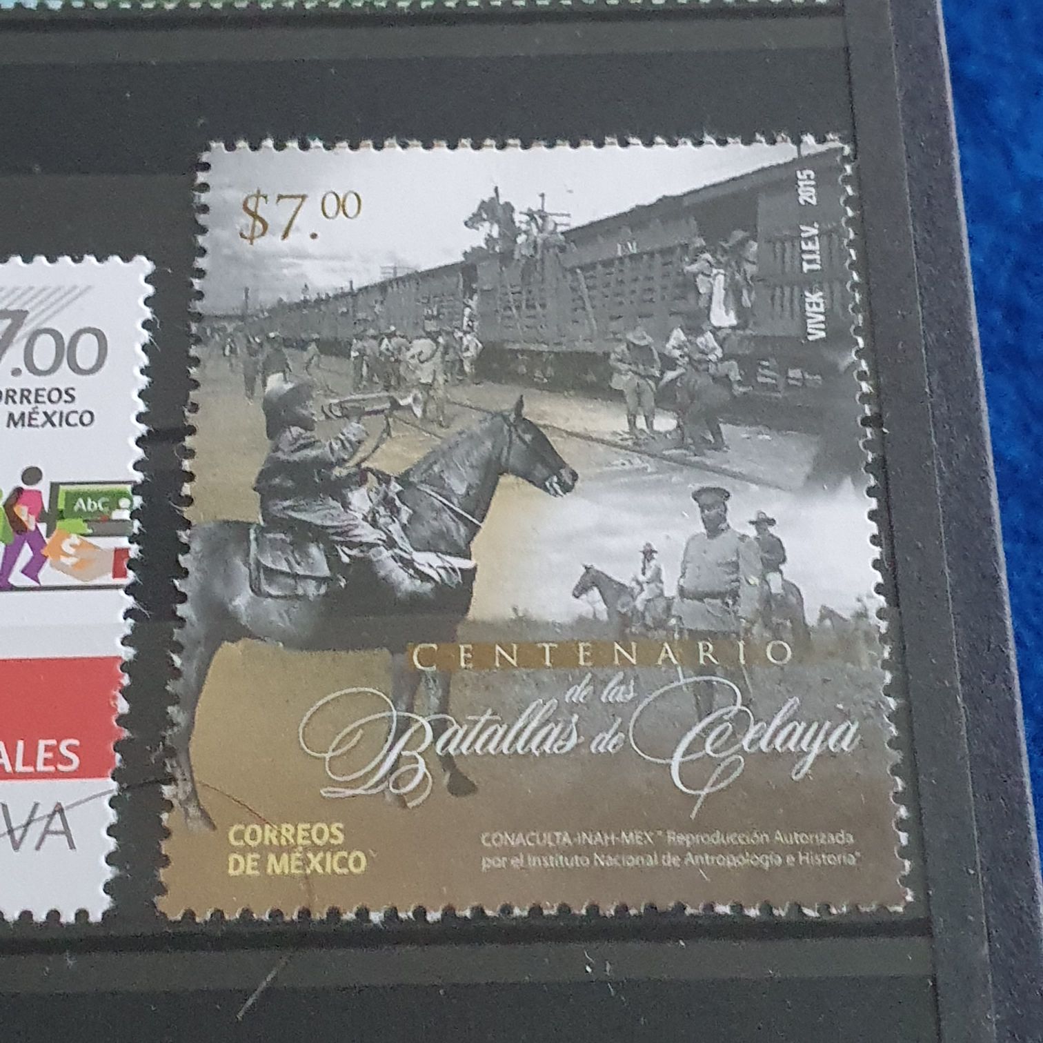 Centenario De Las Batallas De Celaya  stamp collectible - Main Image 2