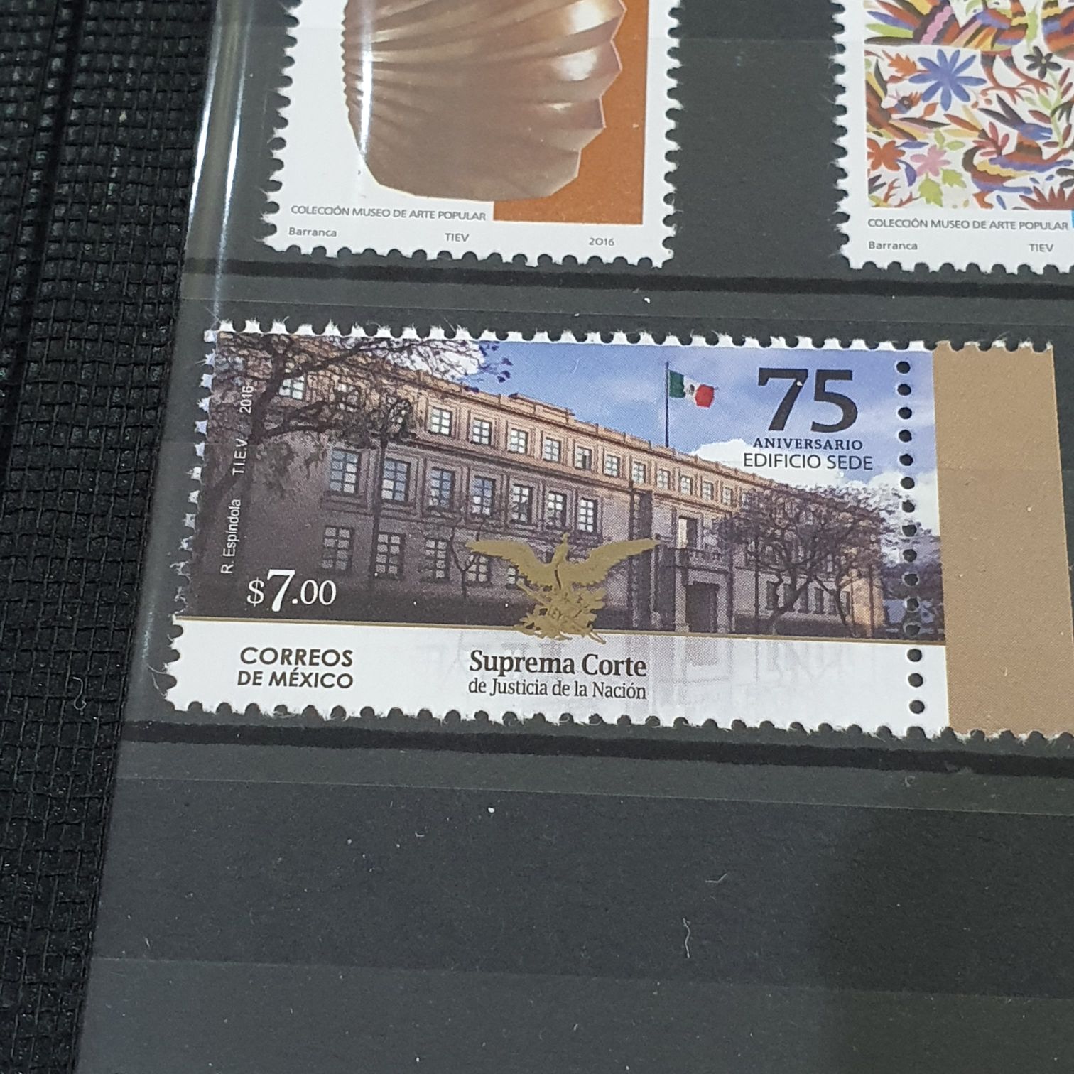 75 Aniversario Edificio Sede Suprema Corte De Justicia De La Nación  stamp collectible - Main Image 2