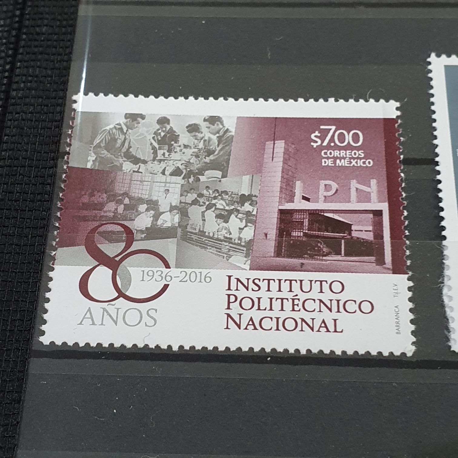 80 Años Instituto Politécnico Nacional  stamp collectible - Main Image 2