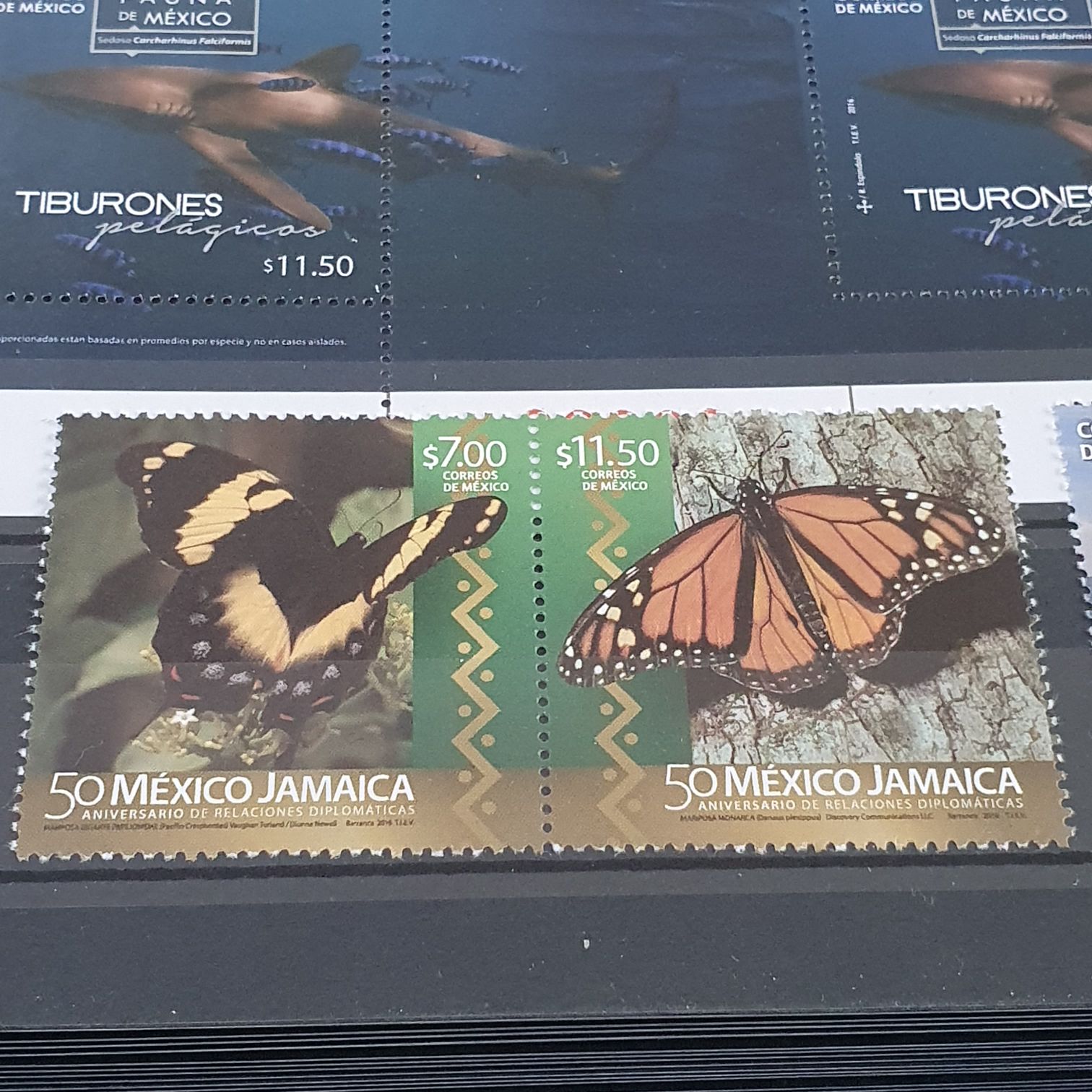 50 Aniversario De Relaciones Diplomáticas México Jamaica  stamp collectible - Main Image 2