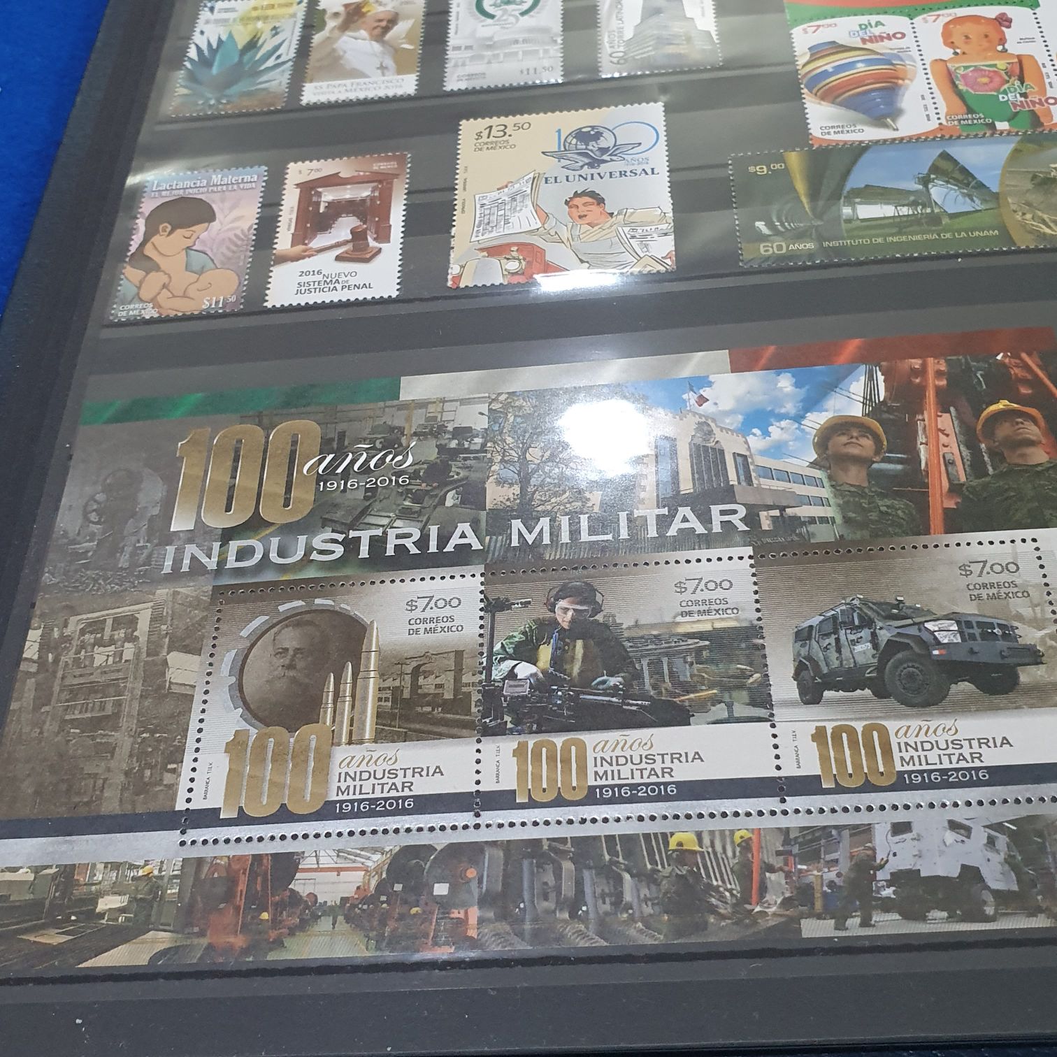 100 Años Industria Militar  stamp collectible - Main Image 2