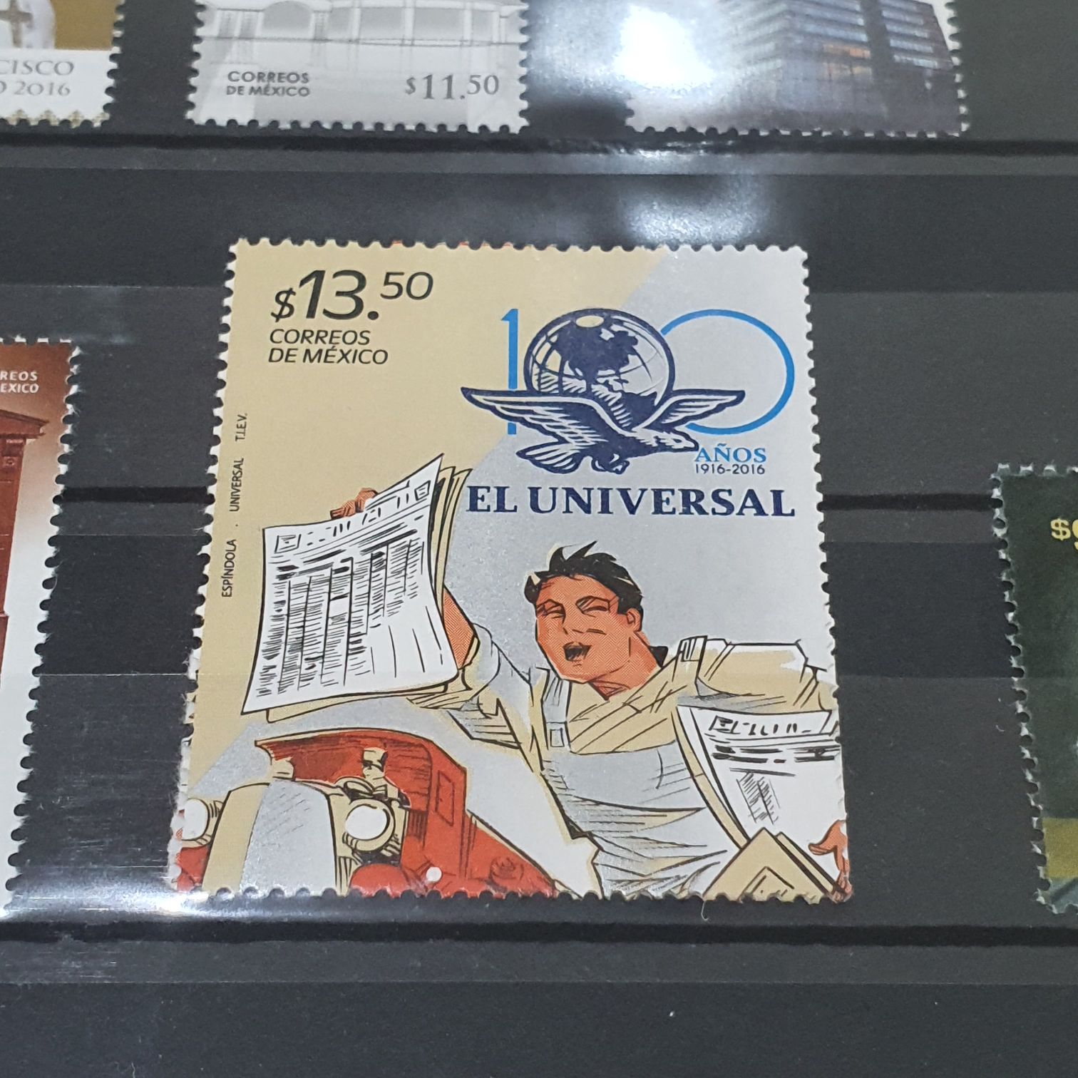 100 Años El Universal  stamp collectible - Main Image 2
