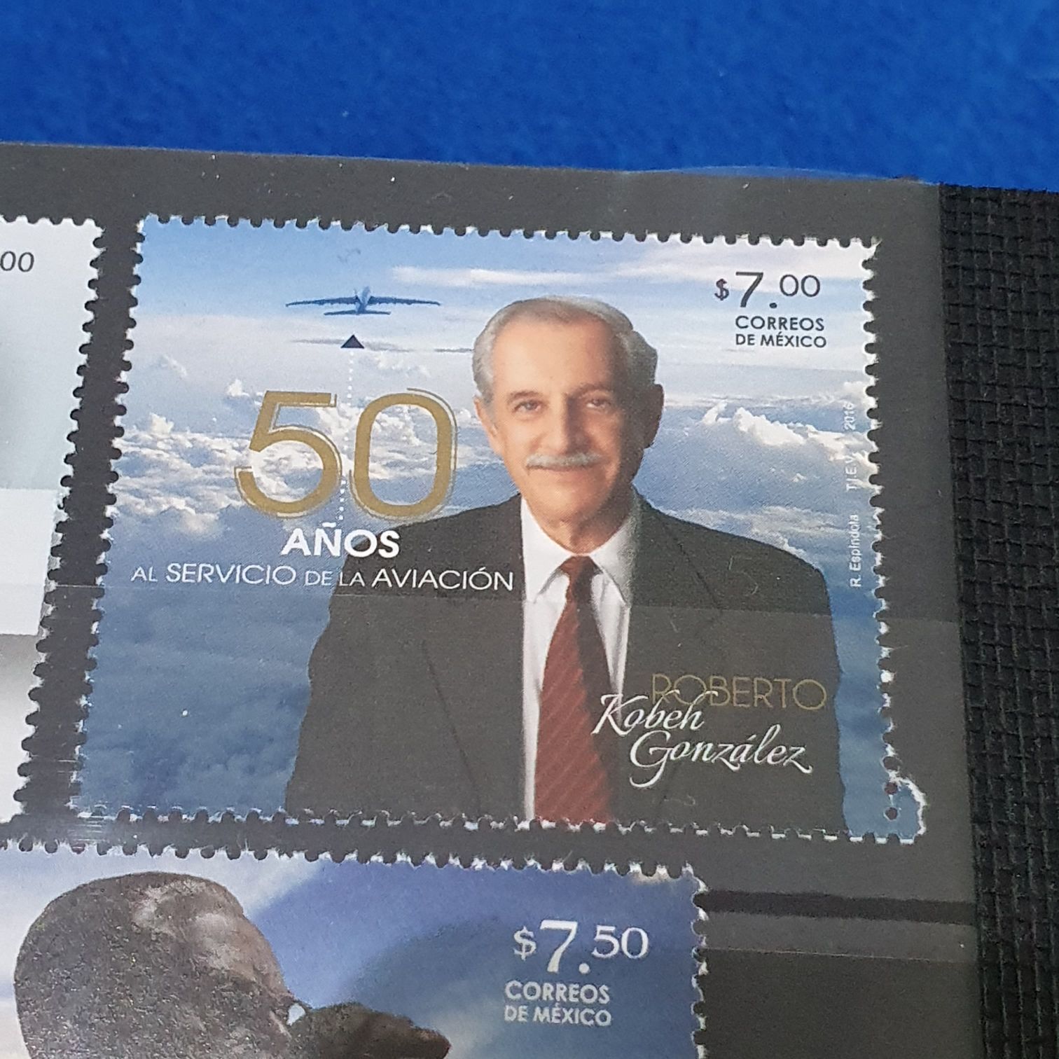 50 Años Al Servicio De La Aviación  stamp collectible - Main Image 2