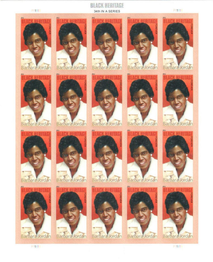 Black Heritage: Barbara Jordan  stamp collectible - Main Image 2