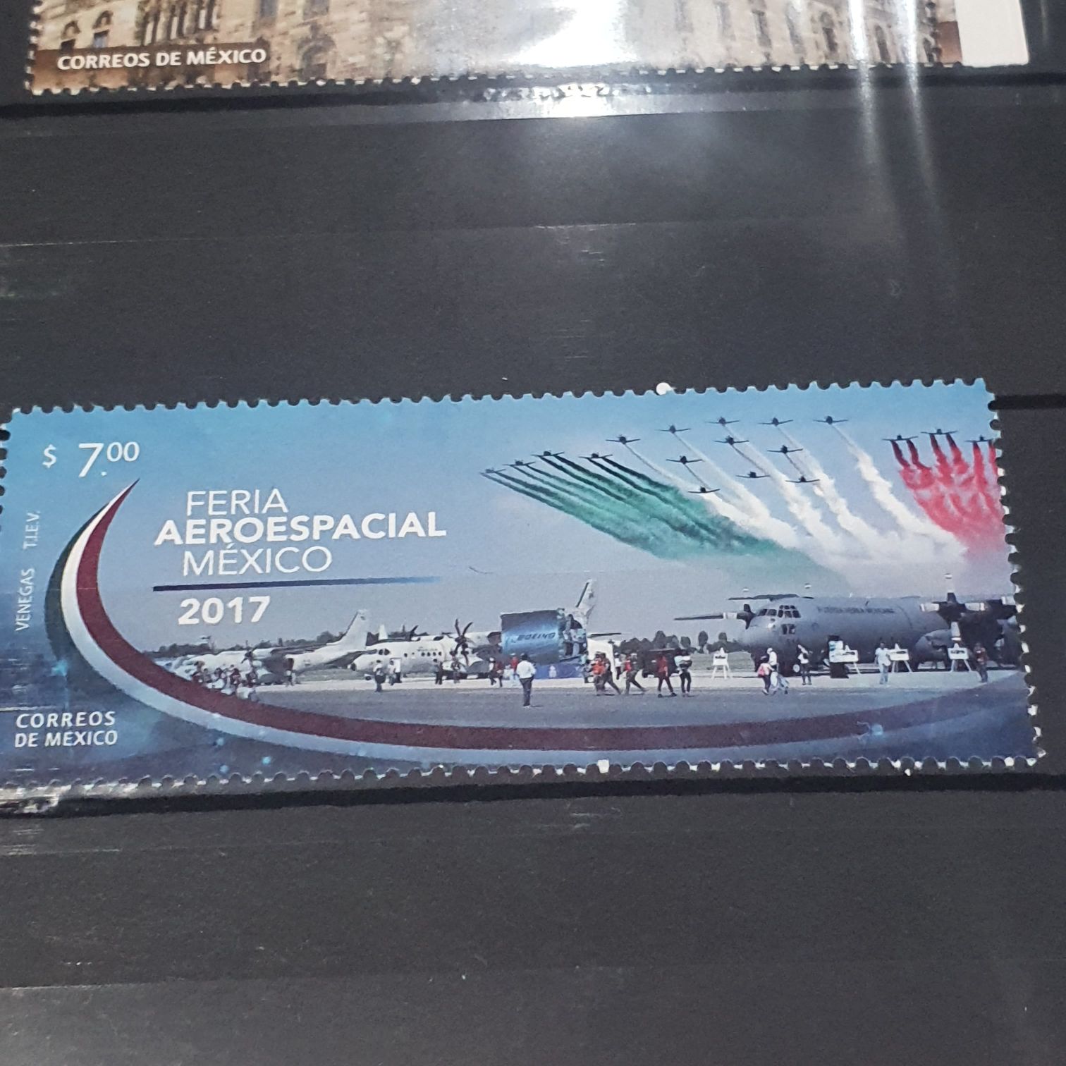 Feria Aeroespacial México  stamp collectible - Main Image 2