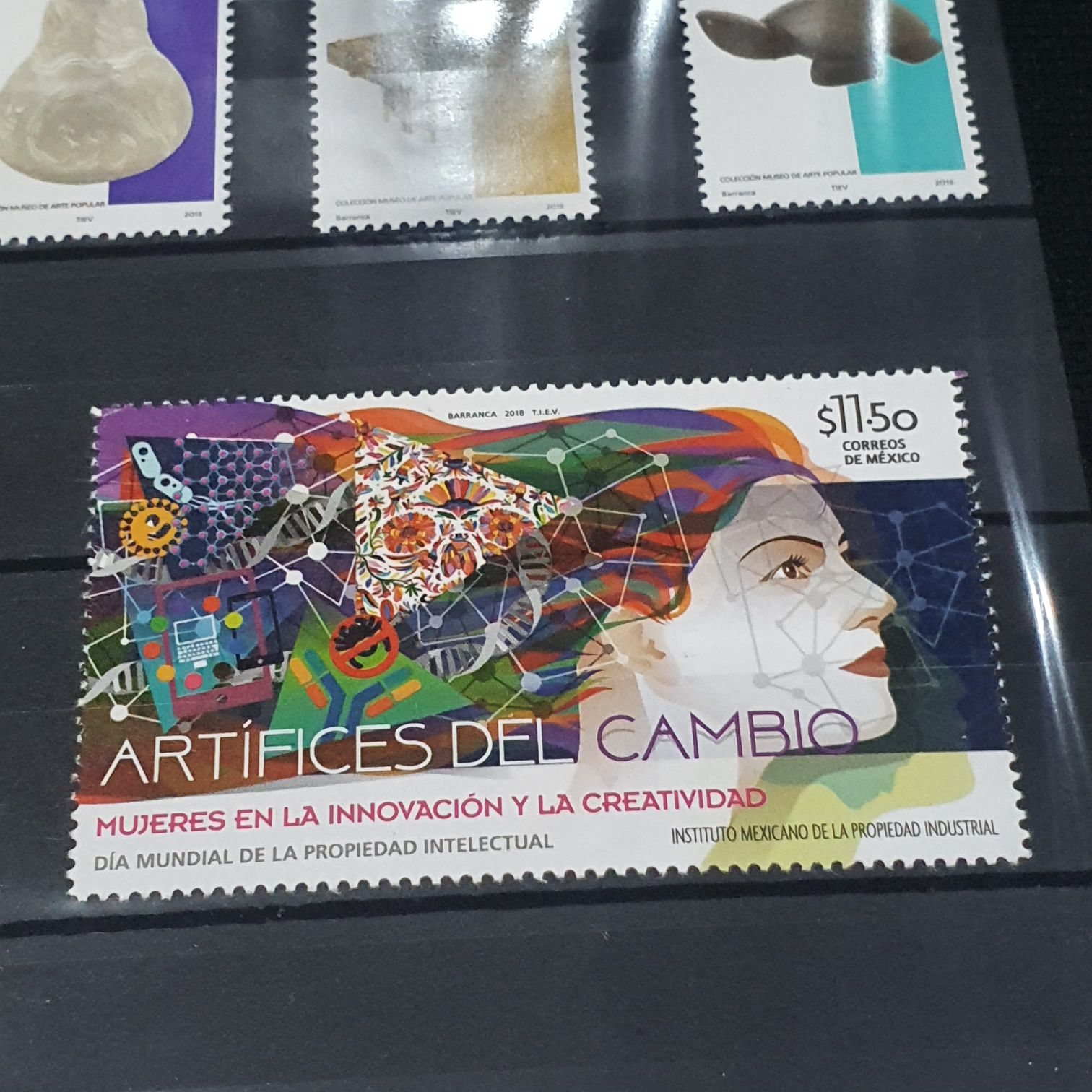 Artífices Del Cambio  stamp collectible - Main Image 2