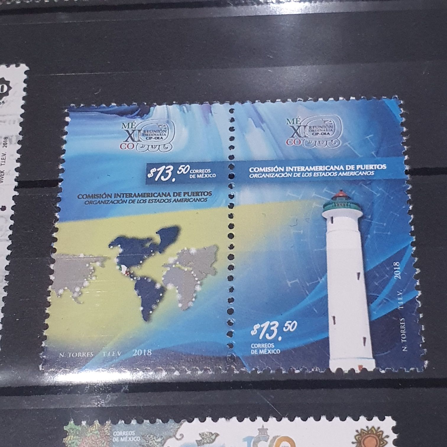 Comisión Interamericana De Puertos  stamp collectible - Main Image 2