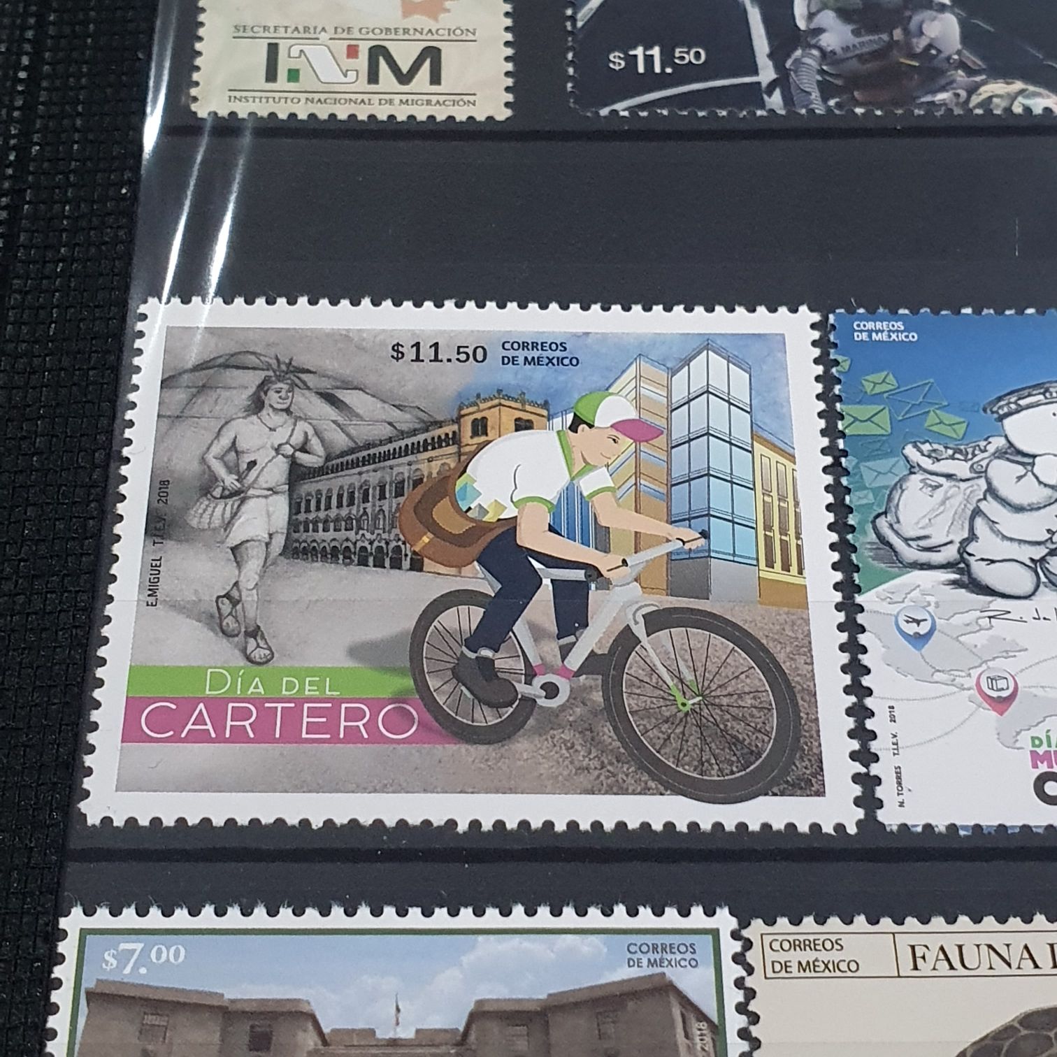 Día Del Cartero  stamp collectible - Main Image 2