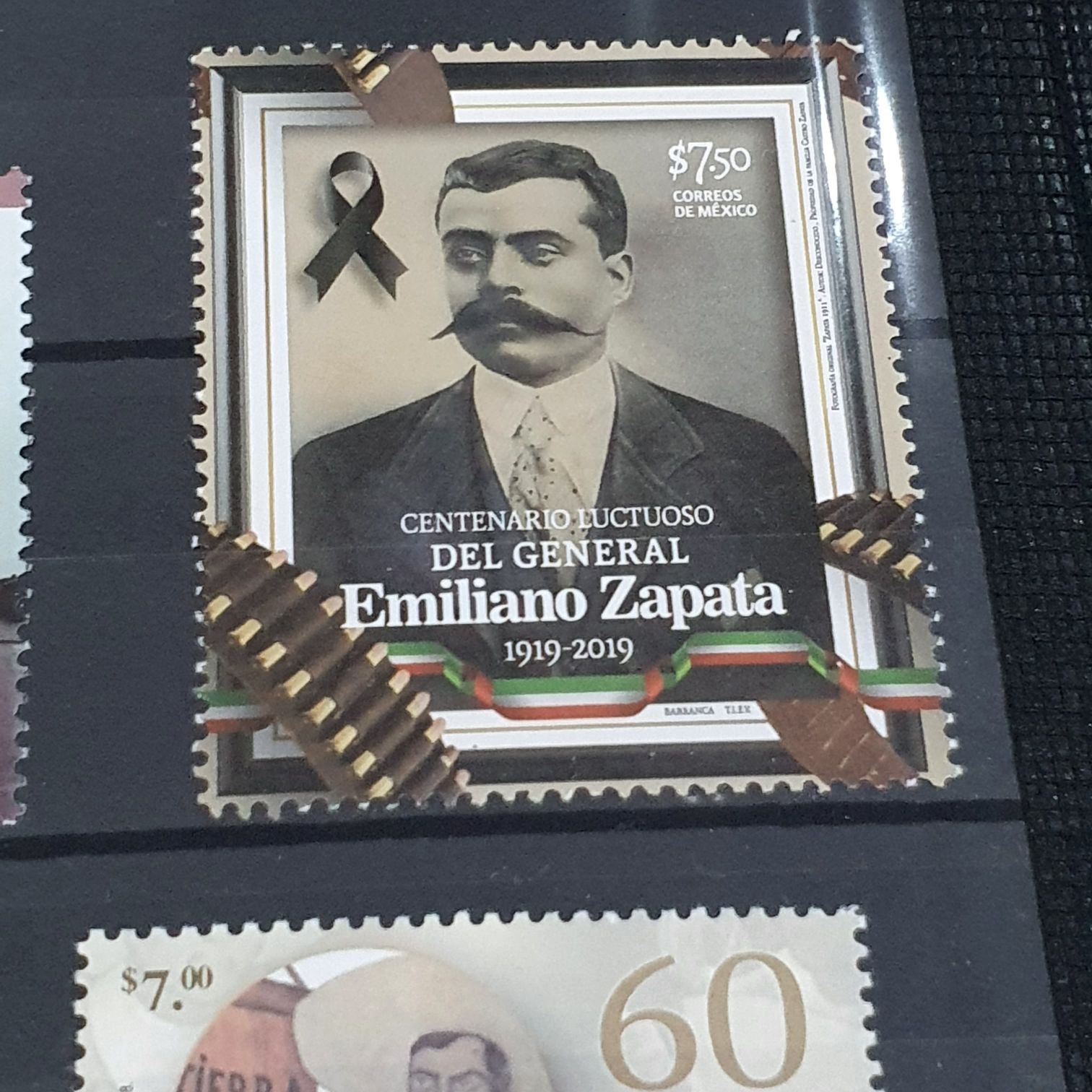 Centenario Luctuoso Del General Emiliano Zapata  stamp collectible - Main Image 2