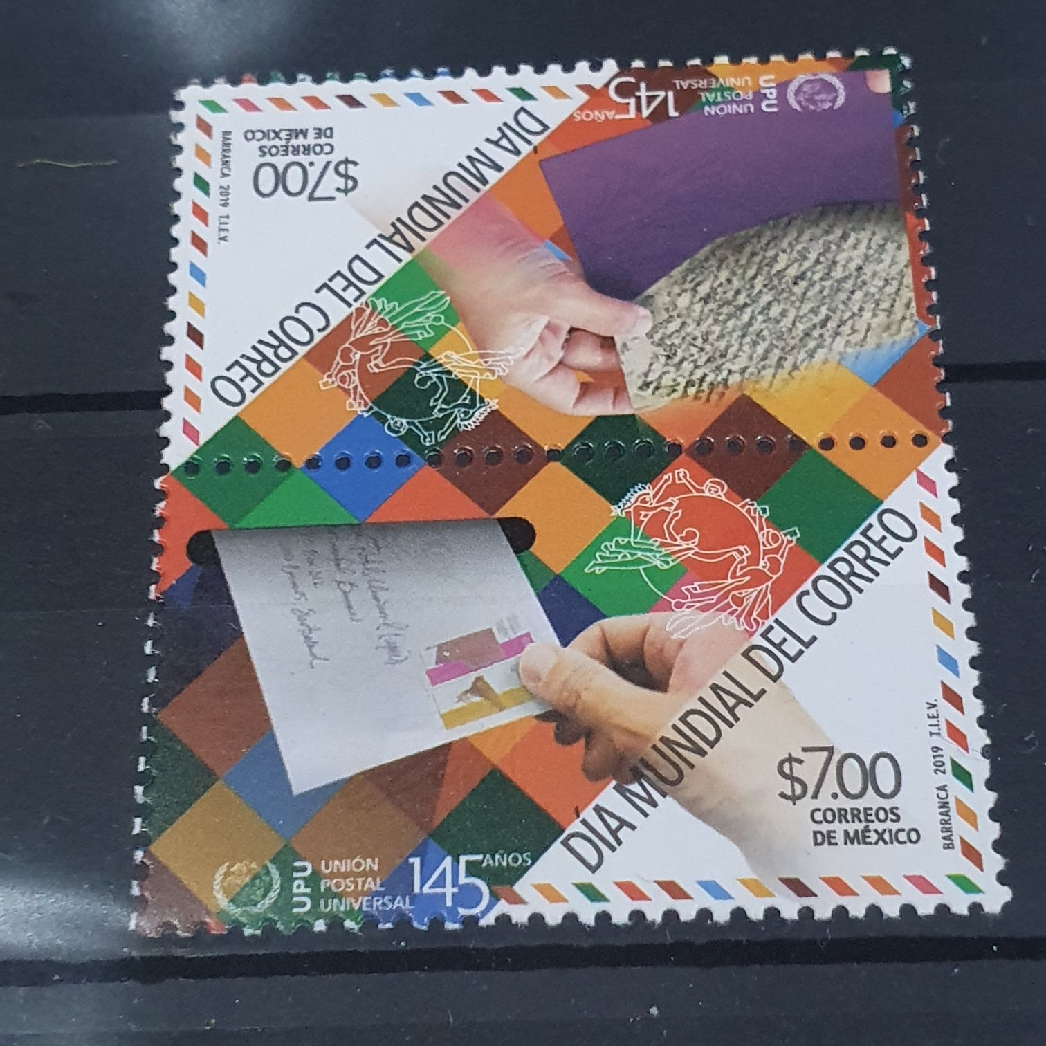 Día Mundial Del Correo  stamp collectible - Main Image 2