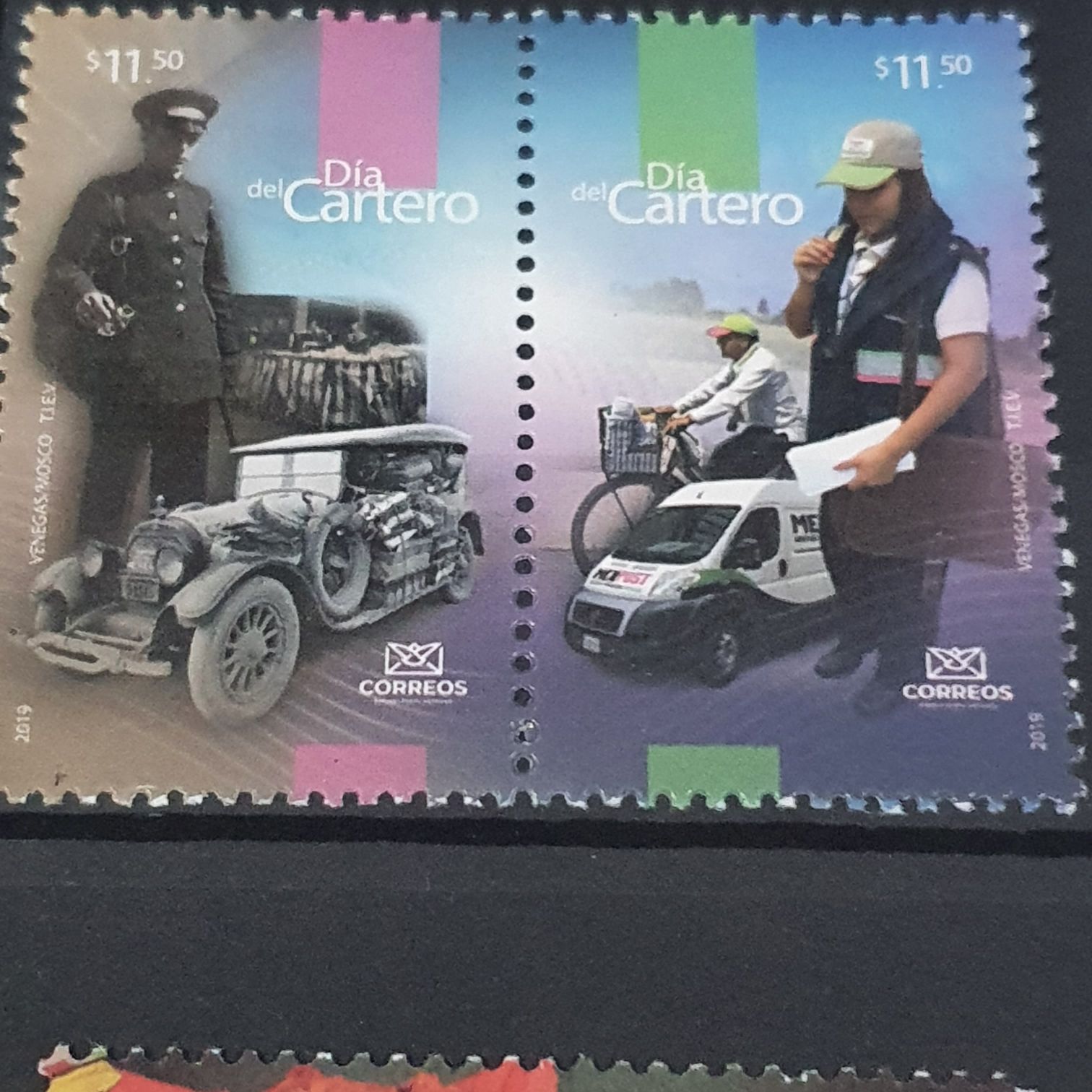 Día Del Cartero  stamp collectible - Main Image 2
