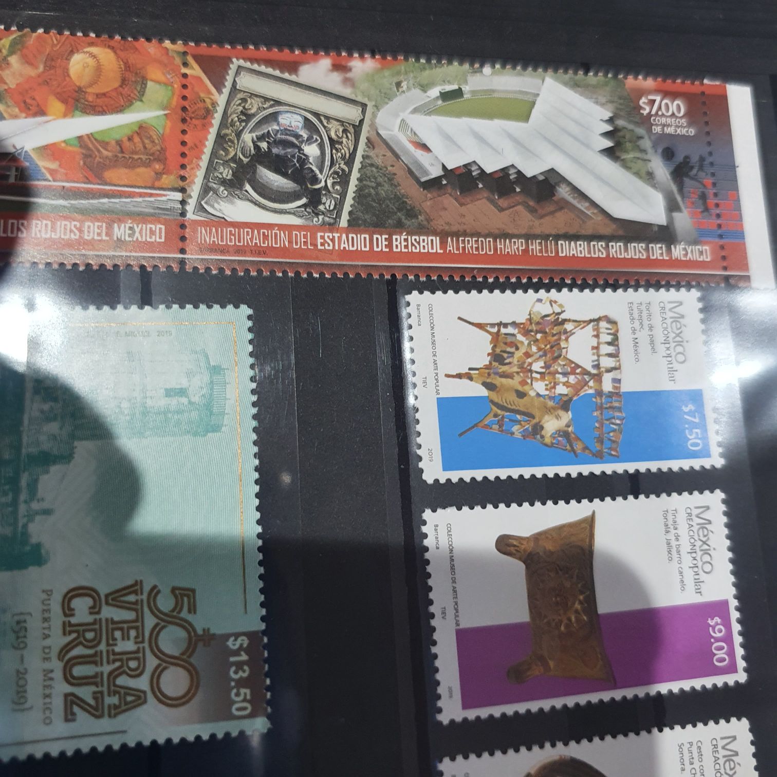 Inauguración Del Estadio De Beisbol Diablos Rojos De México  stamp collectible - Main Image 2