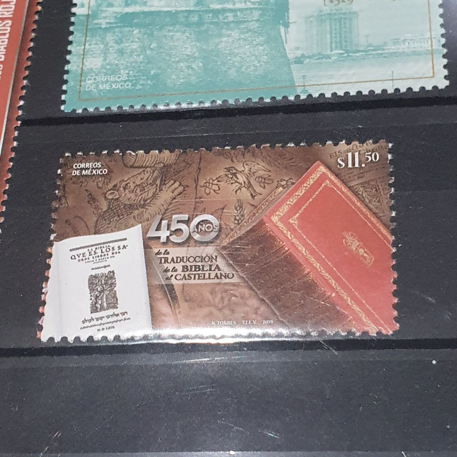450 Años De La Traducción De La Biblia Del Castellano  stamp collectible - Main Image 2