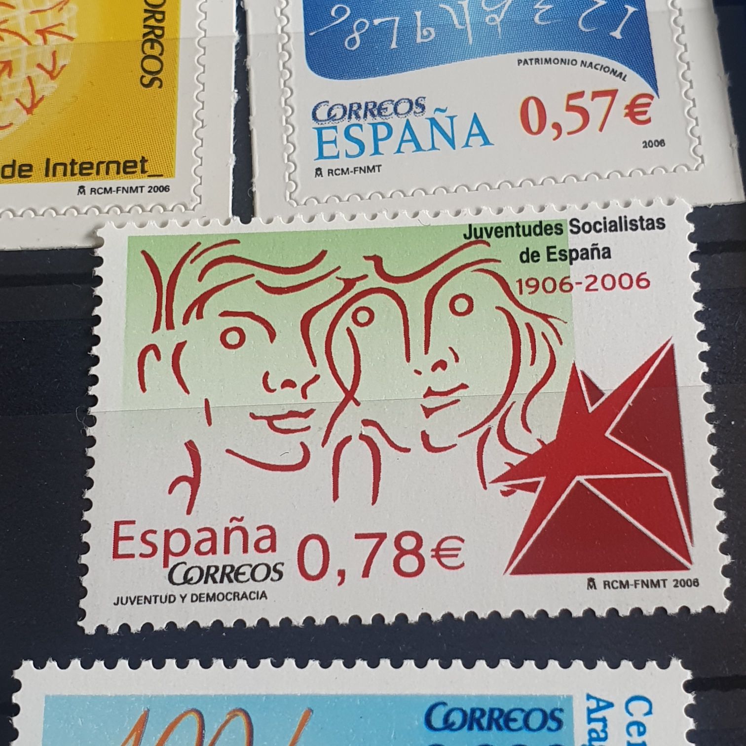 Juventudes Socialistas De España  stamp collectible - Main Image 2