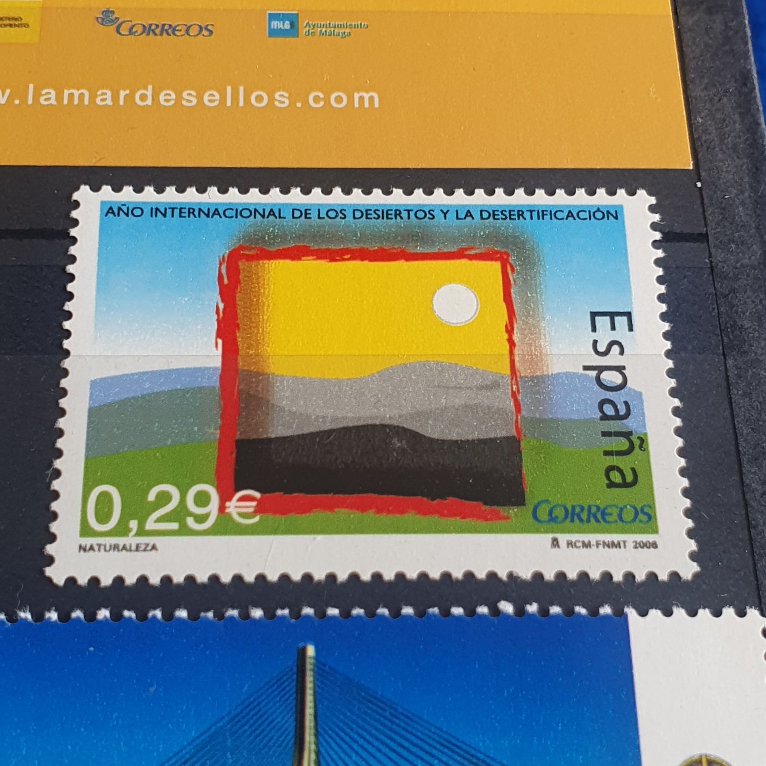 Año Internacional De Los Desiertos Y La Desertificacion  stamp collectible - Main Image 2