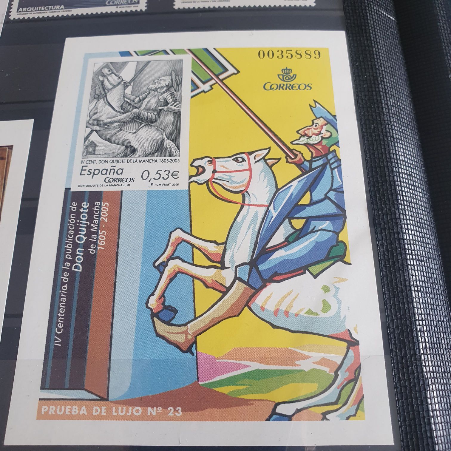 IV Cent Don Quijote De La Mancha  stamp collectible - Main Image 2