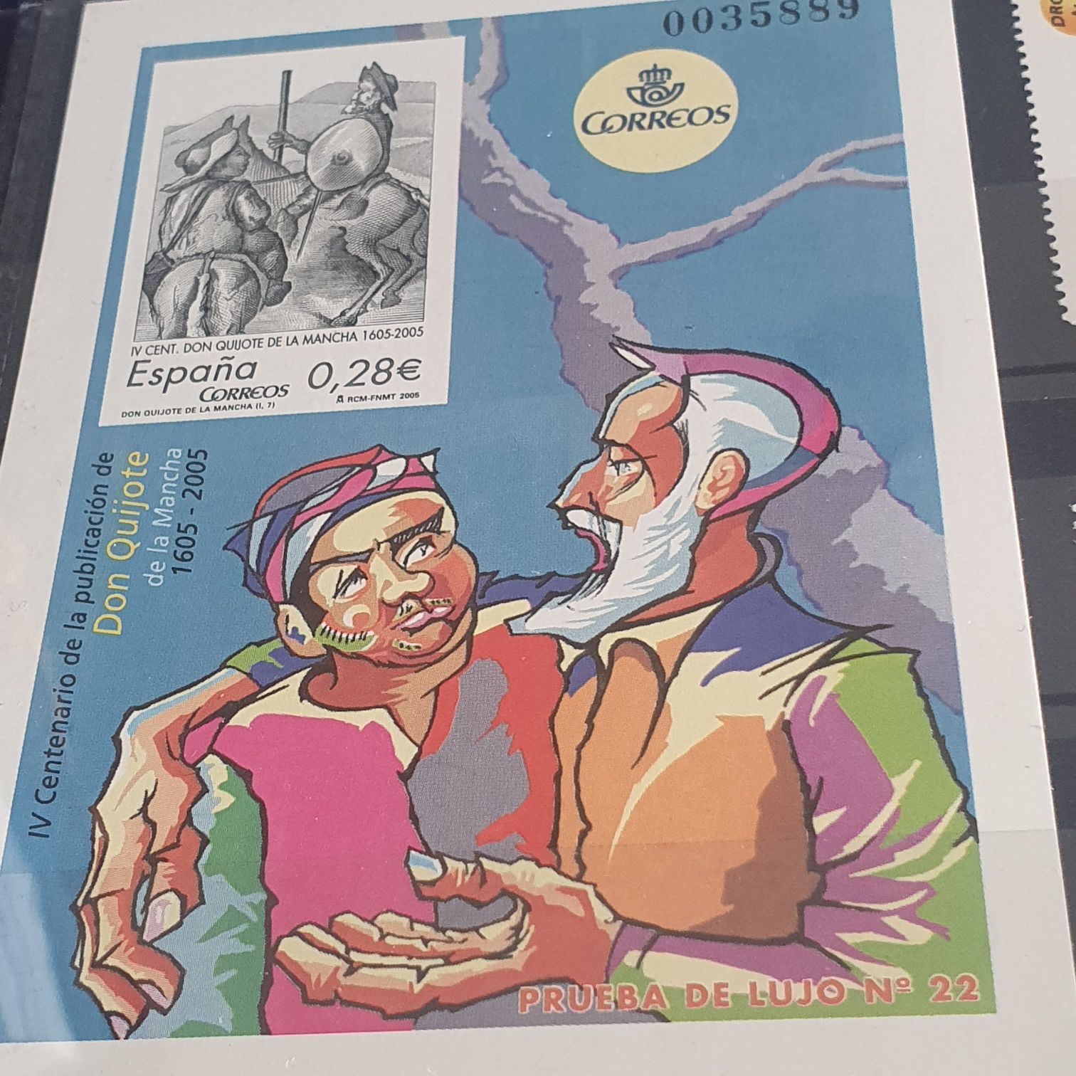 IV Centenario De La Publicación Del Quijote De La Mancha  stamp collectible - Main Image 2