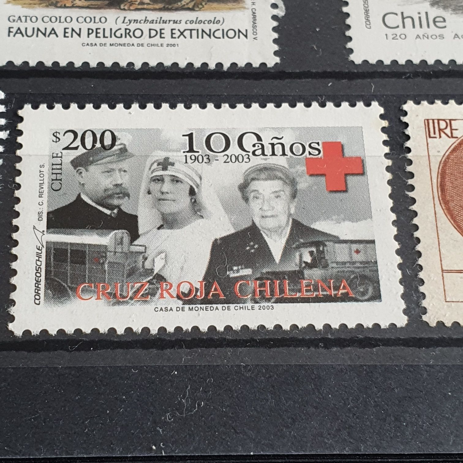 Cruz Roja Chilena  stamp collectible - Main Image 2