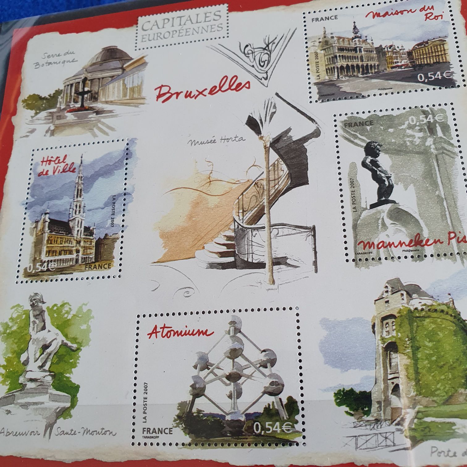 Brucelles  stamp collectible - Main Image 2
