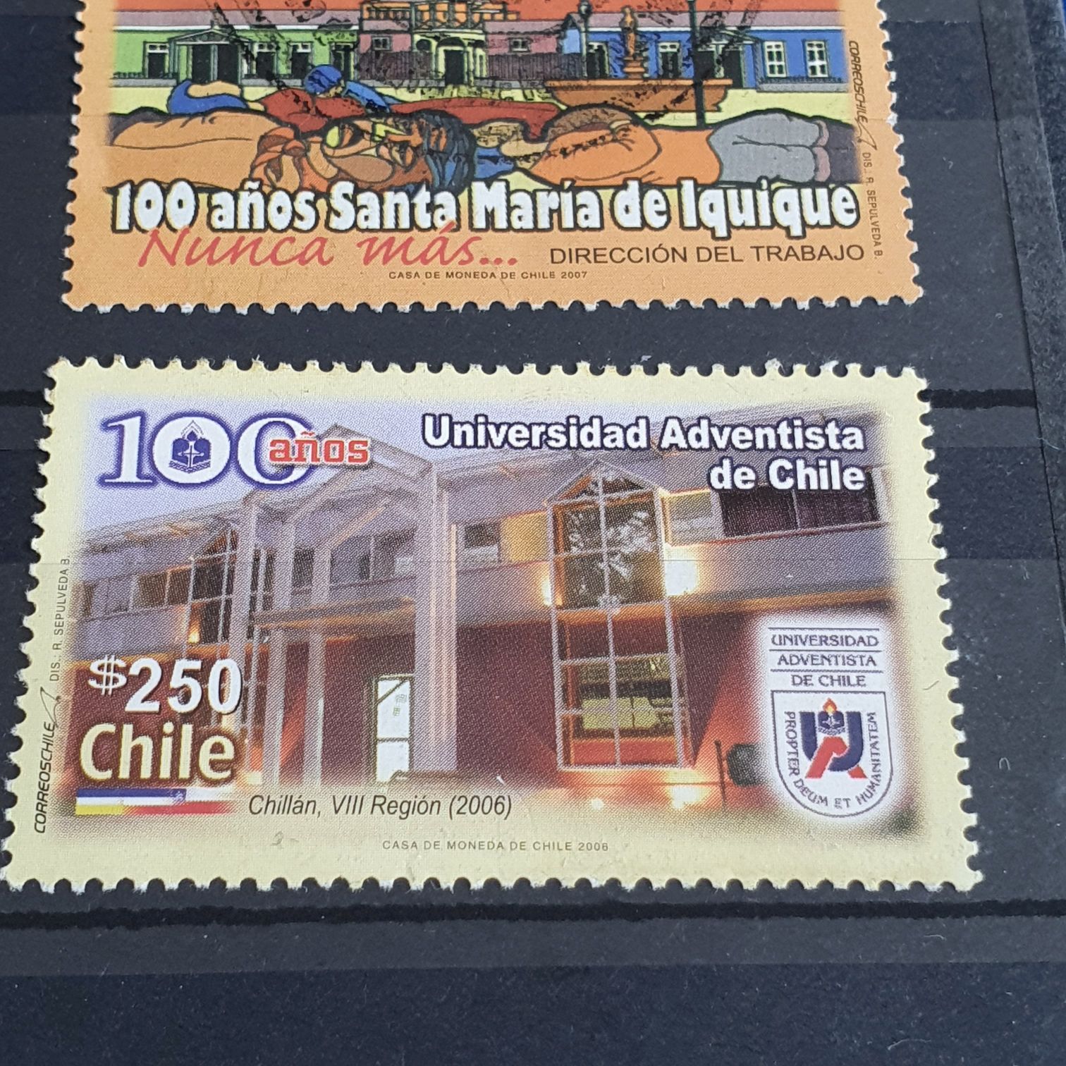 Univerdidad Adventista De Chile  stamp collectible - Main Image 2