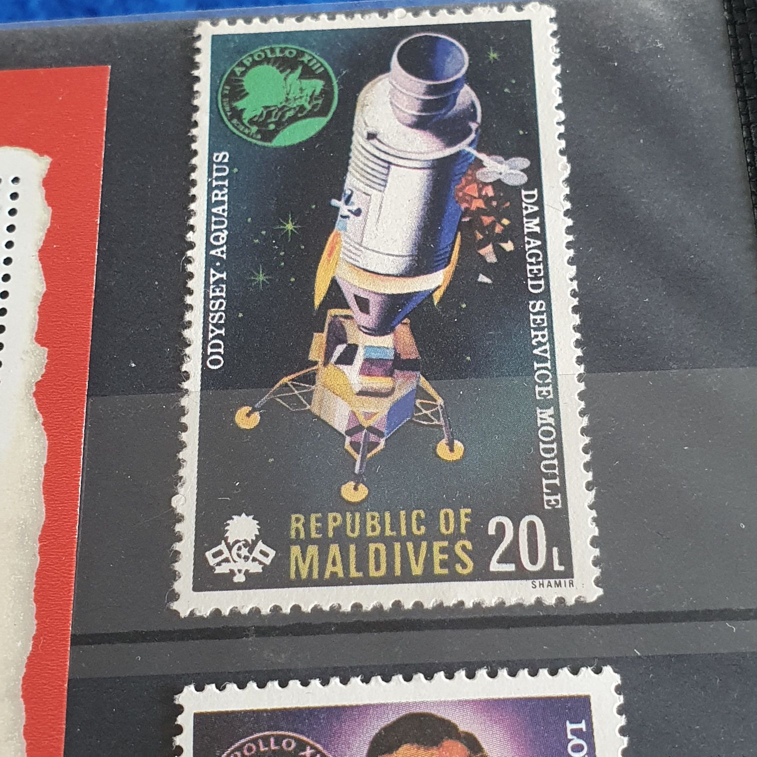 Odyssey Aquarius  stamp collectible - Main Image 2