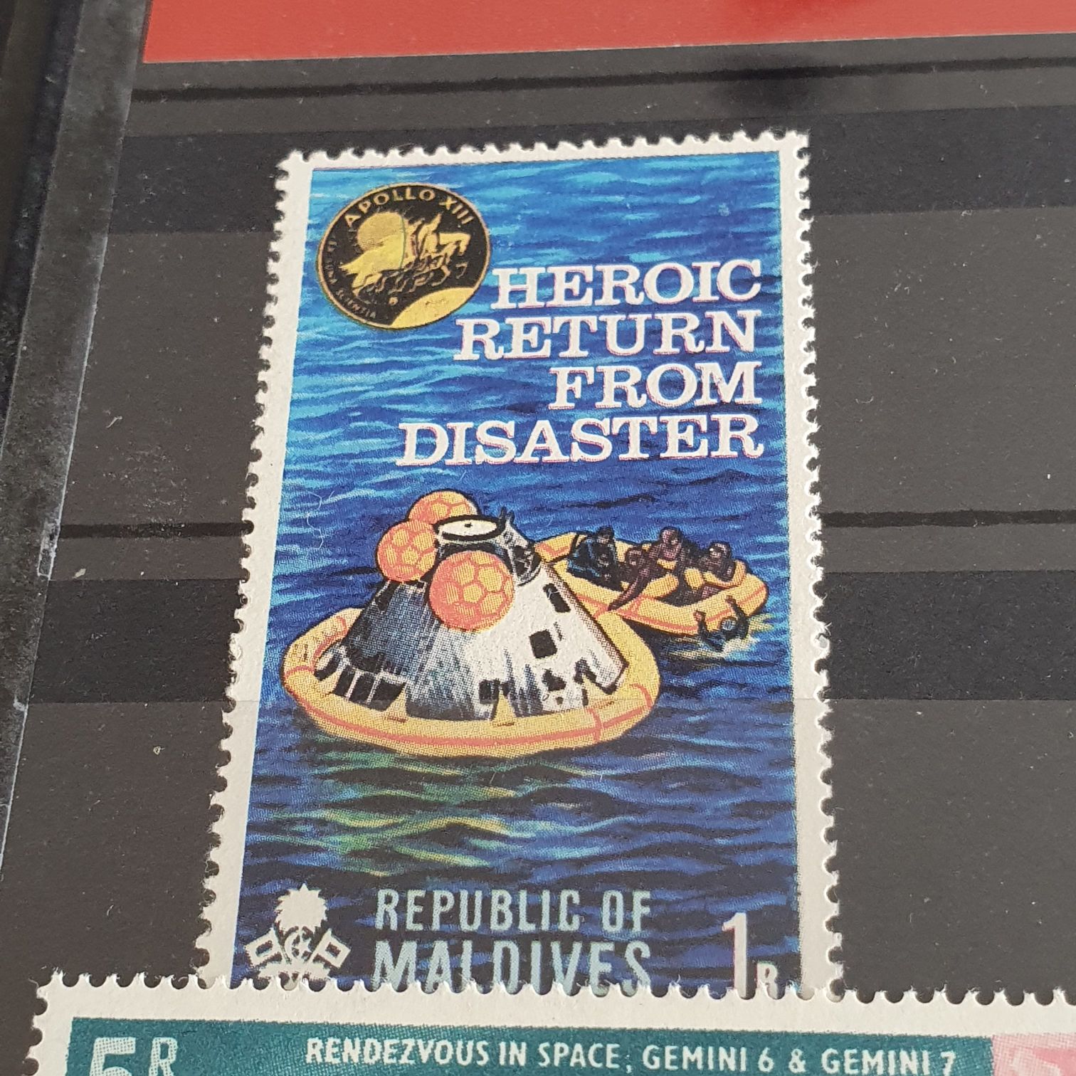 Heroic Retirn From Disaster  stamp collectible - Main Image 2