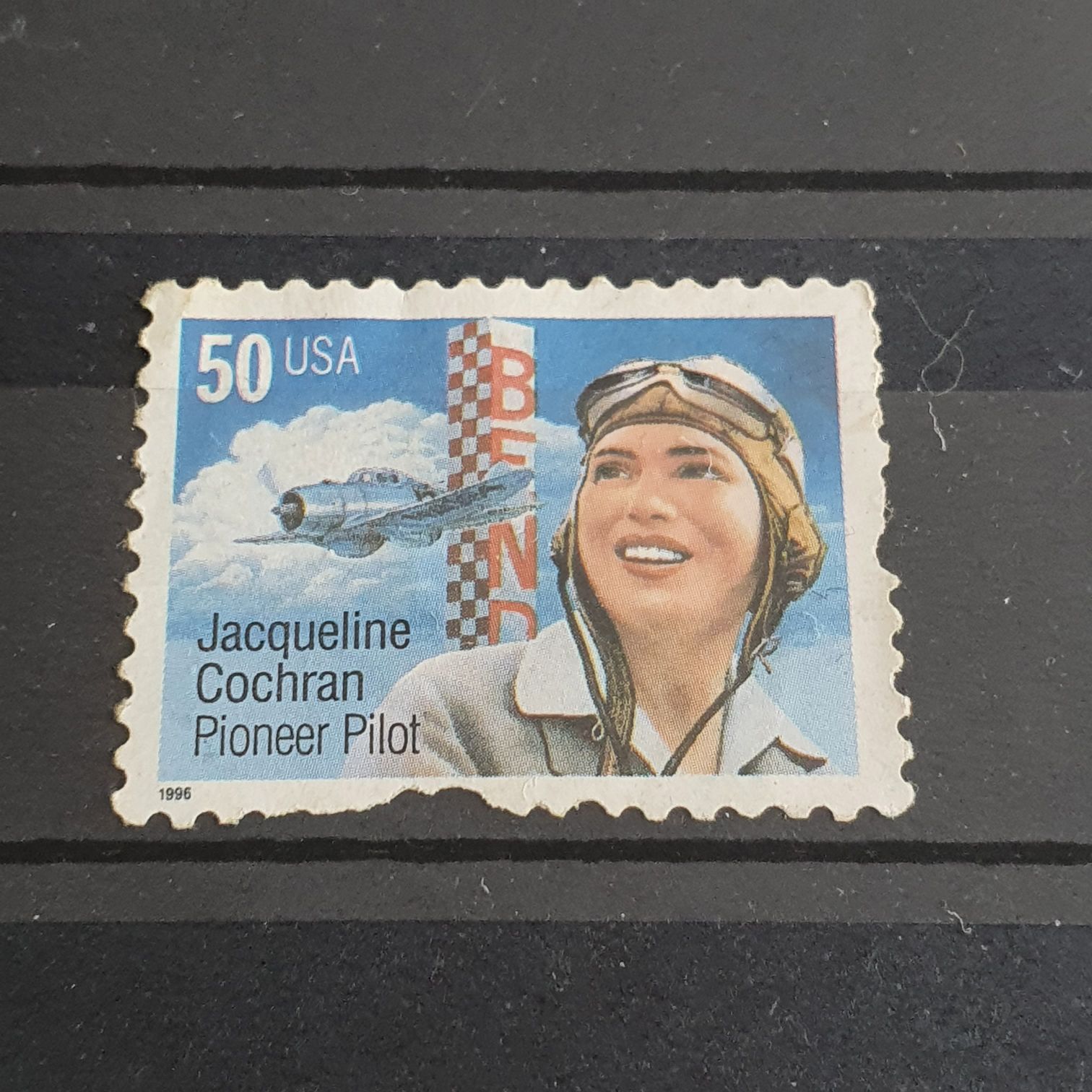 Jacqueline Cochran  stamp collectible - Main Image 2