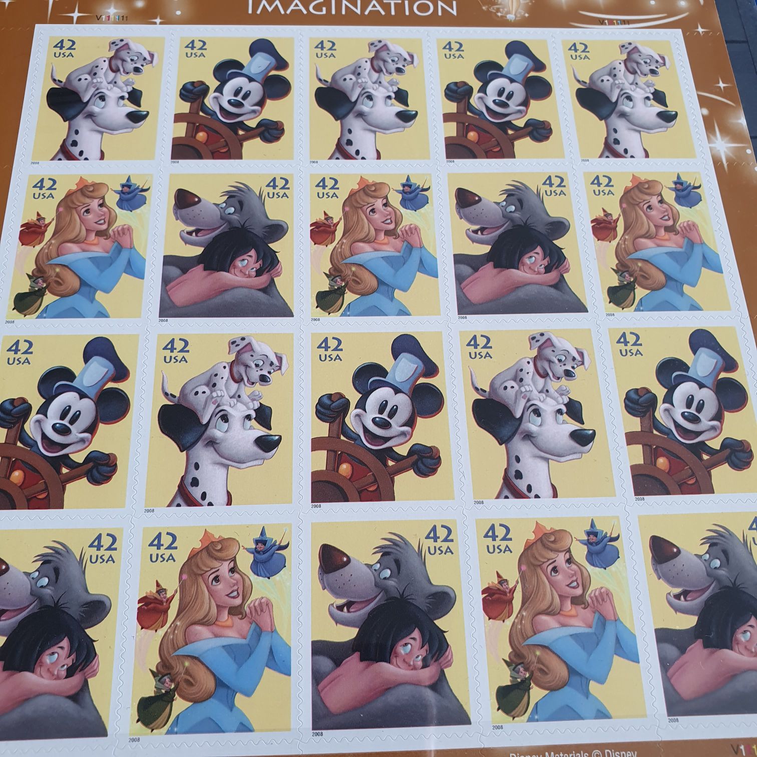 The Art Of Disney (Imagination)  stamp collectible - Main Image 2