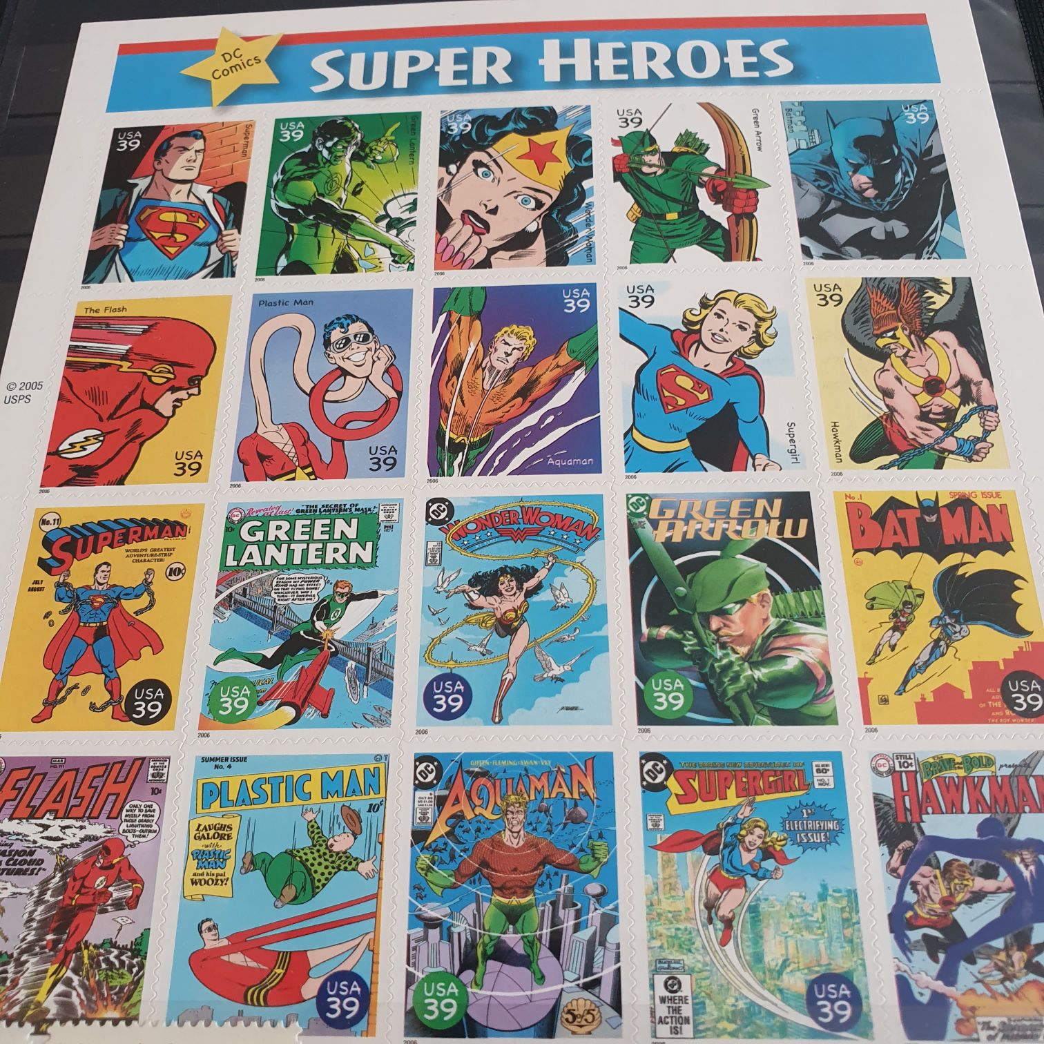 DC Comics Super Heroes  stamp collectible - Main Image 2