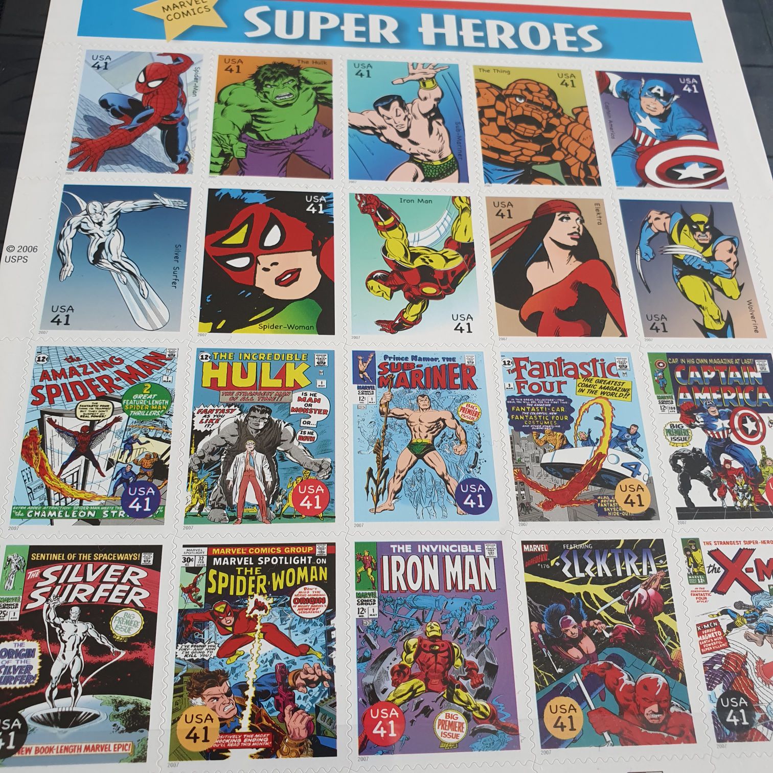 Super Heroes  stamp collectible - Main Image 2
