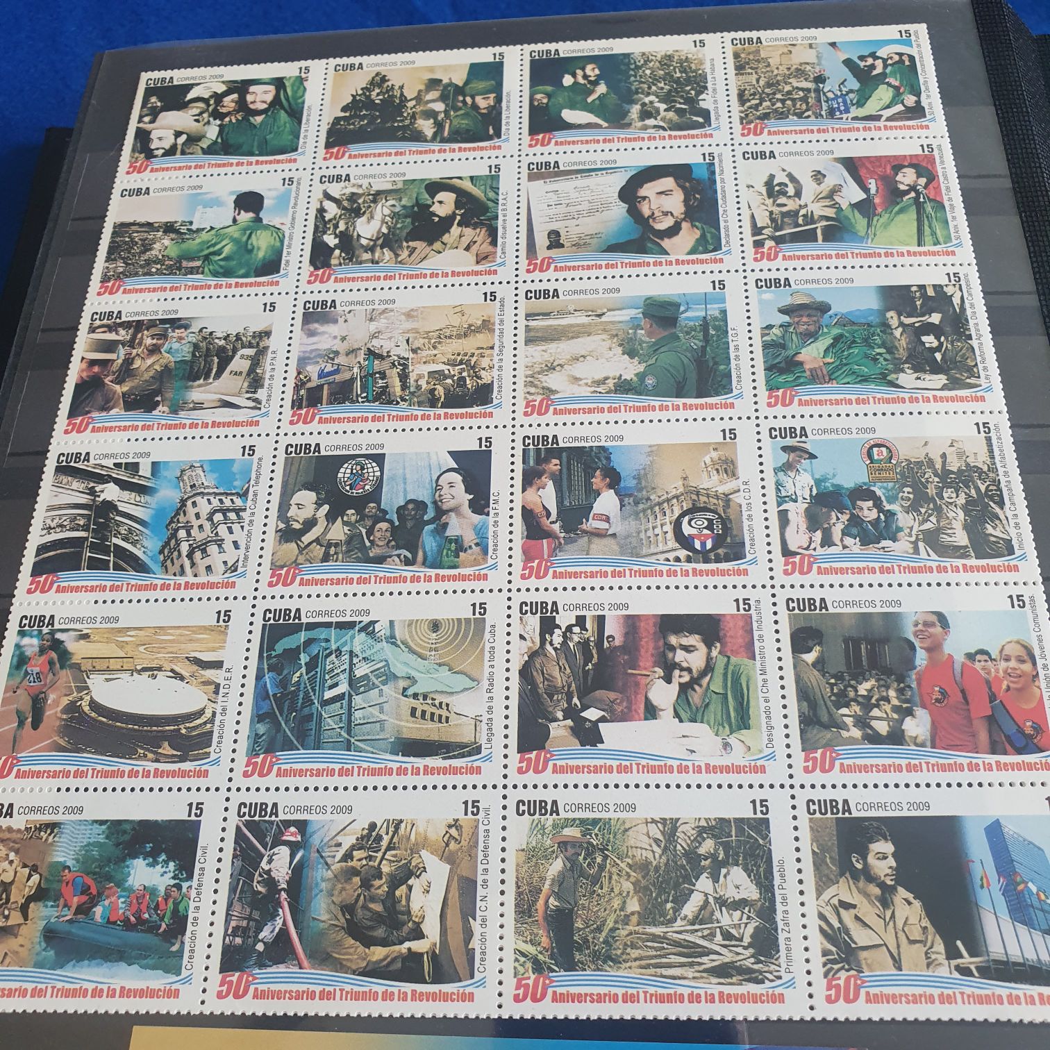 50 Aniversario del Triunfo De La Revolución  stamp collectible - Main Image 2