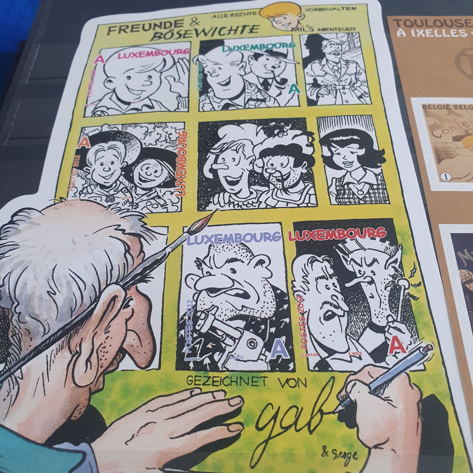 Freunde & Bosewichte  stamp collectible - Main Image 2