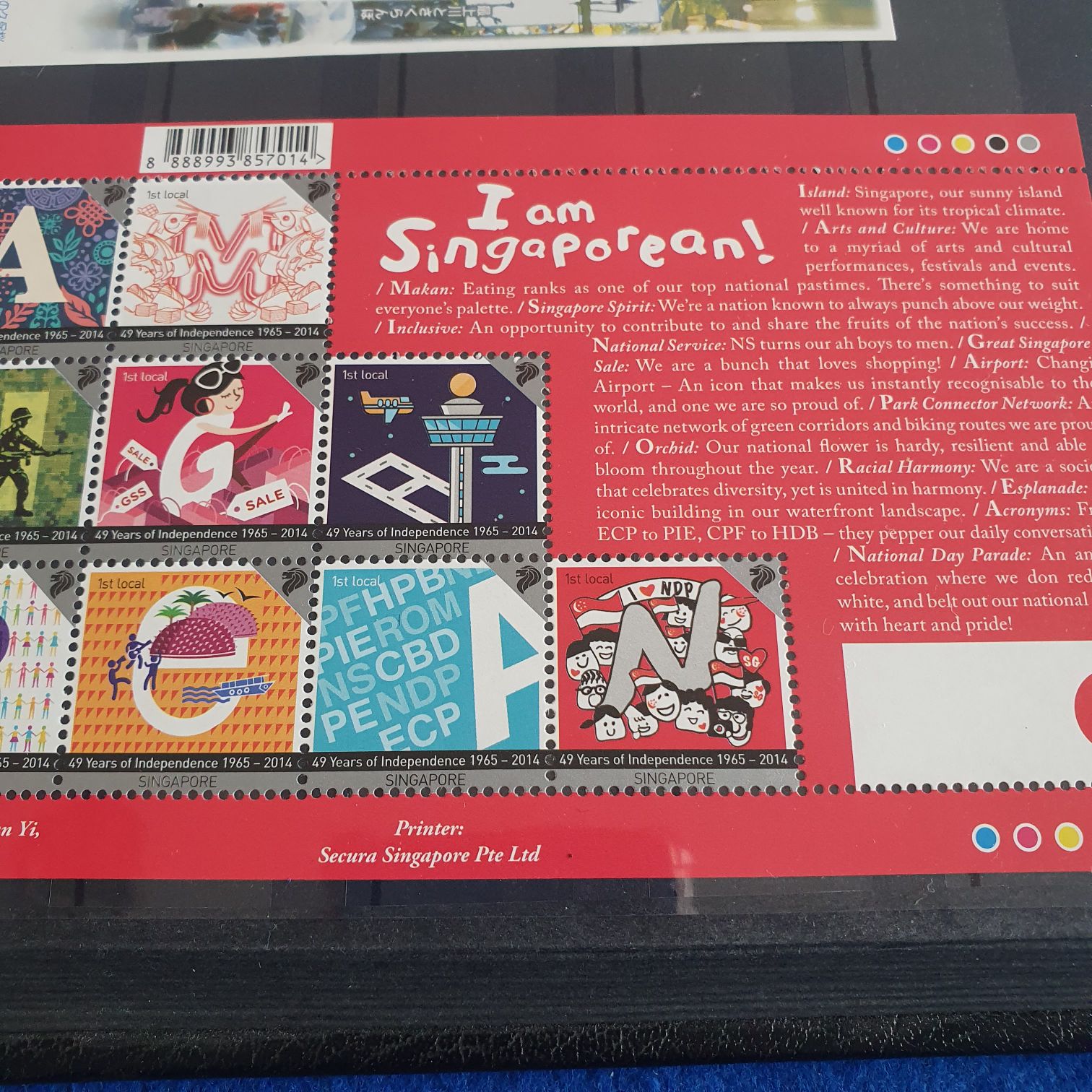 I Am Singaporean  stamp collectible - Main Image 2